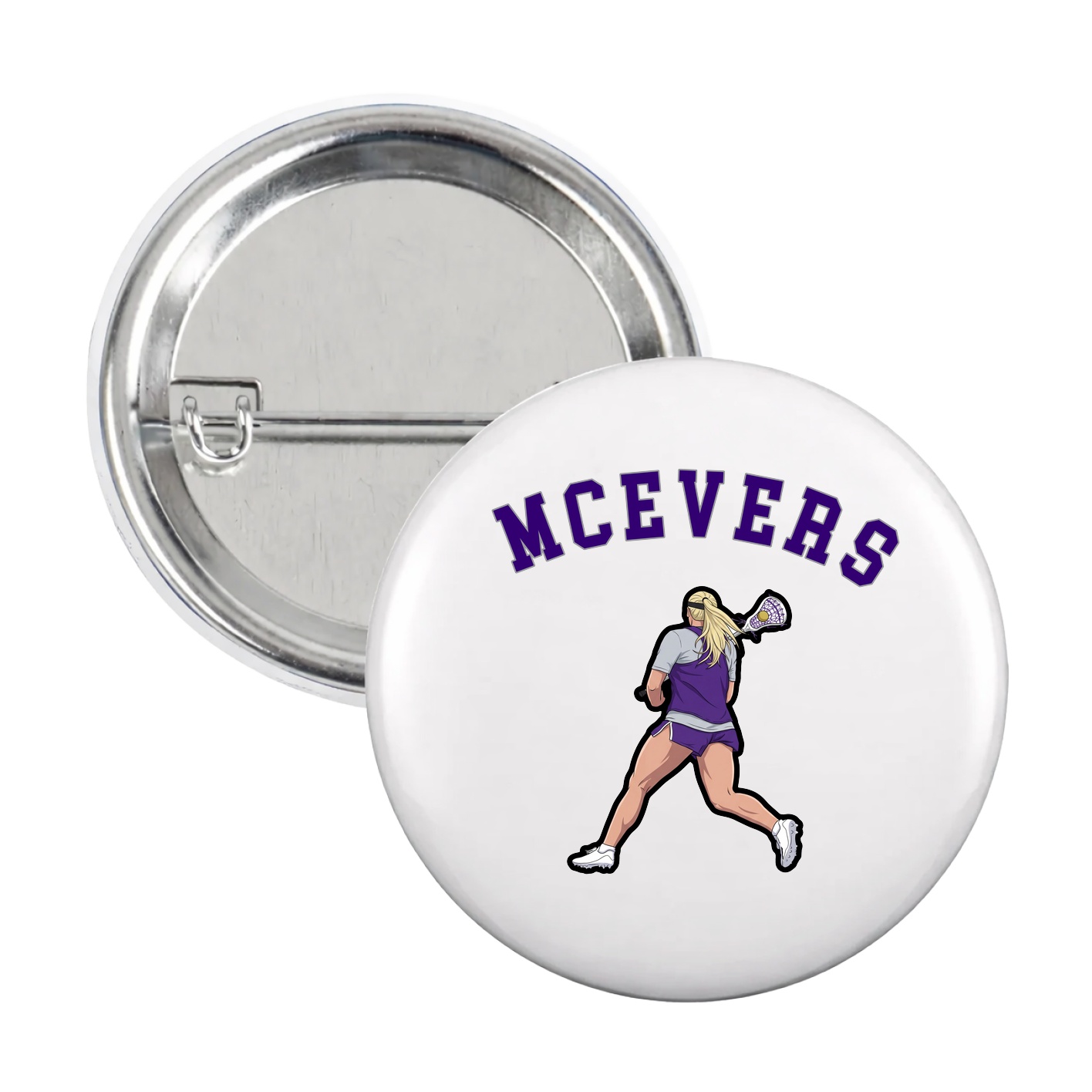 Game Day Button — Shirsey Arch in White