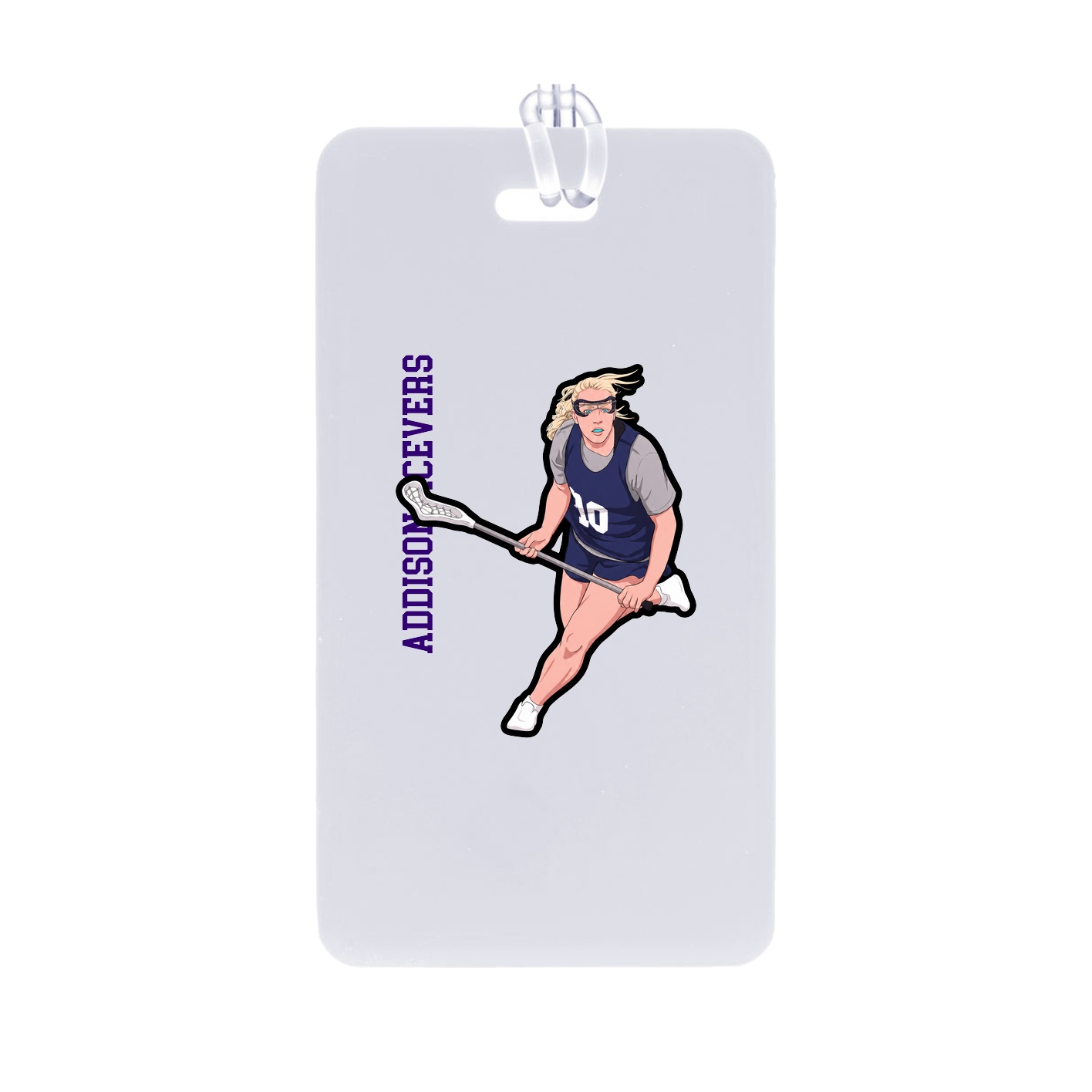 Bag Tag — Name Vertical in Classic