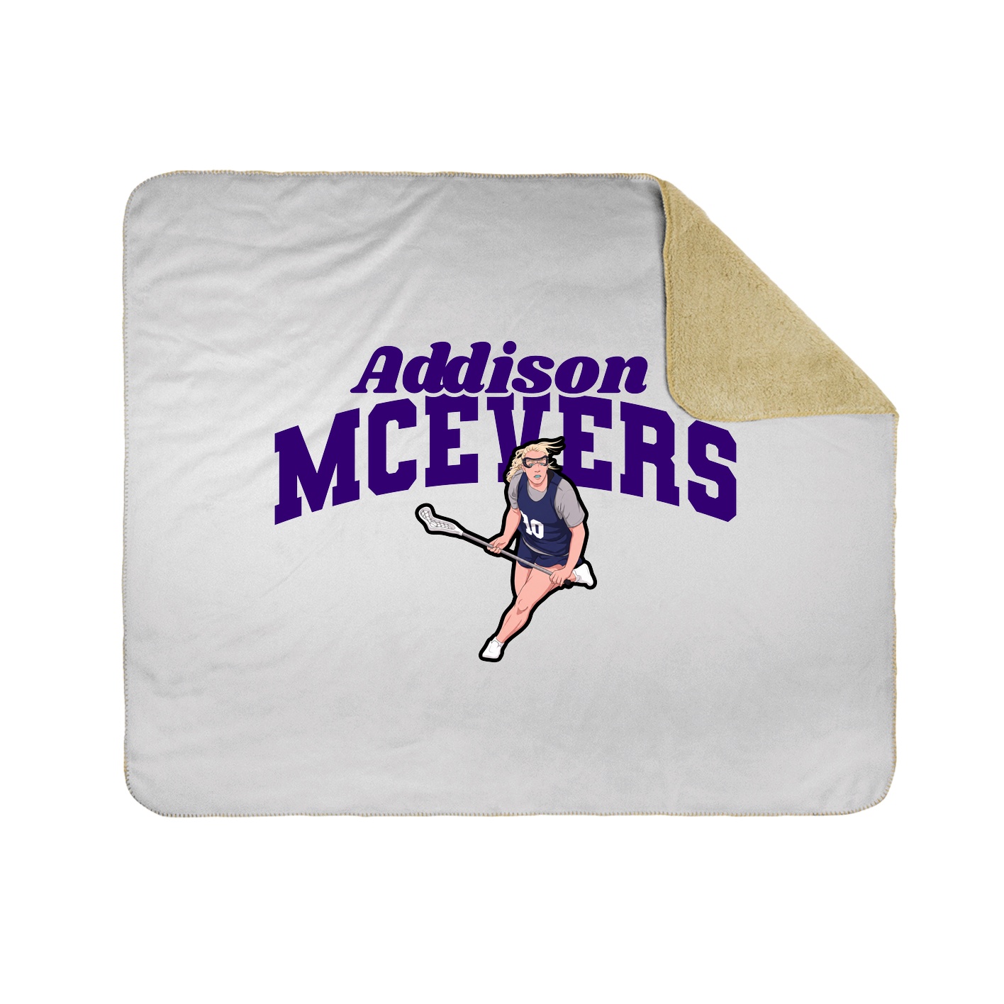 Throw Blanket — Signature Arch in White
