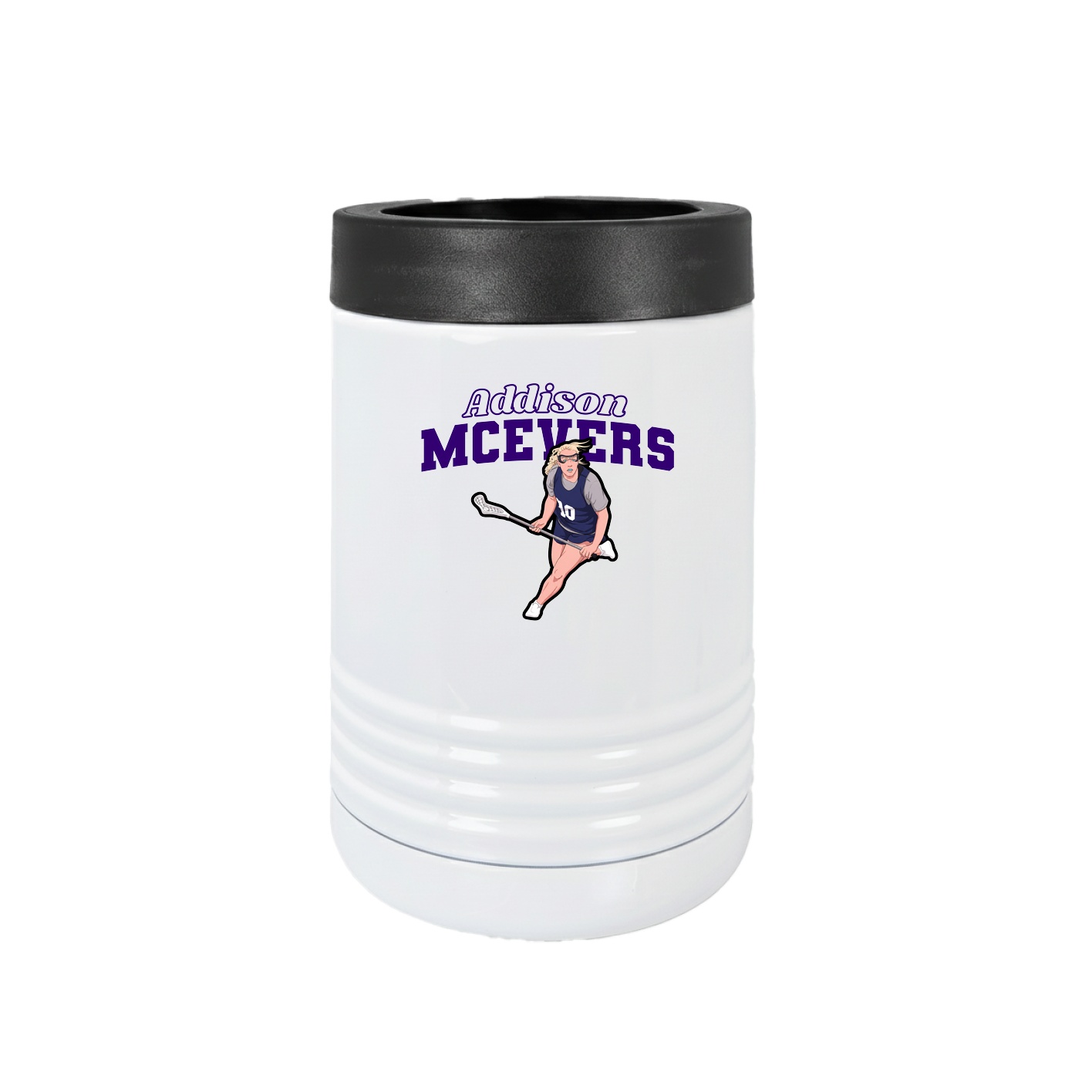 Beverage Holder — Name Arch in White