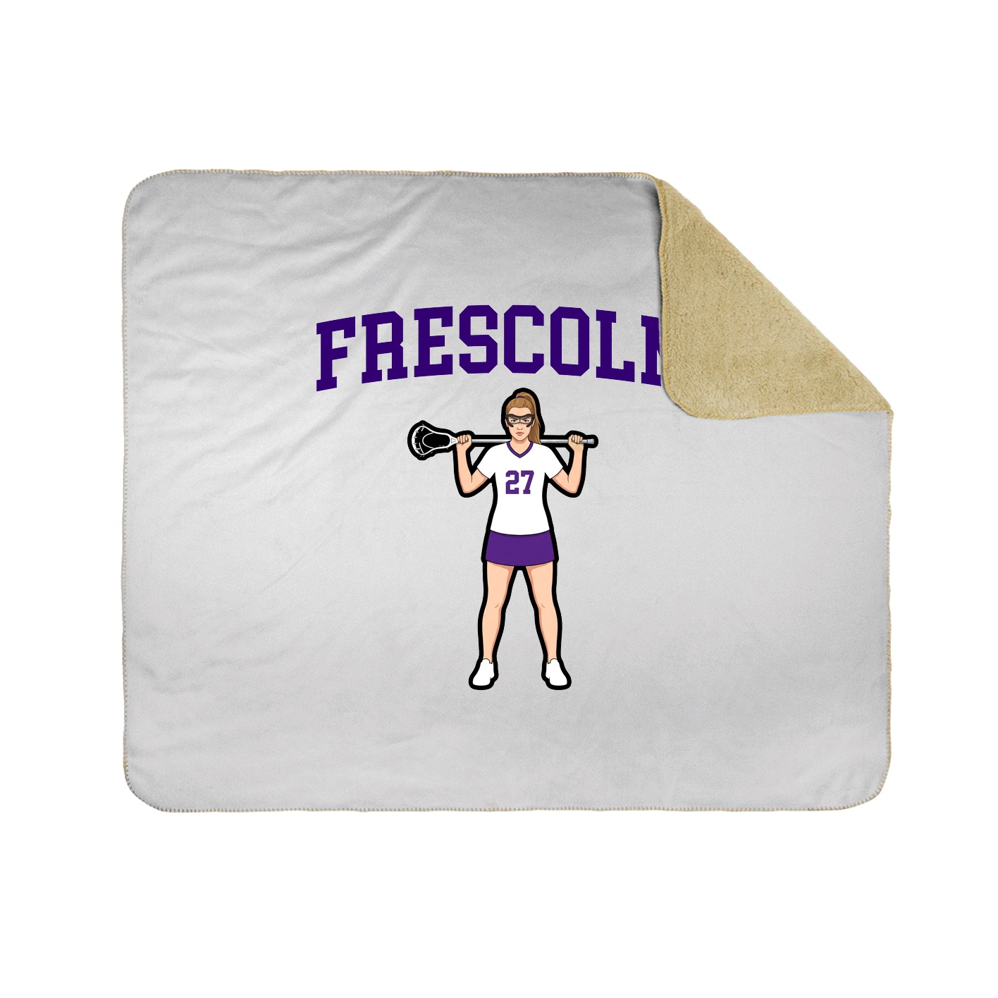 Throw Blanket — Shirsey in White