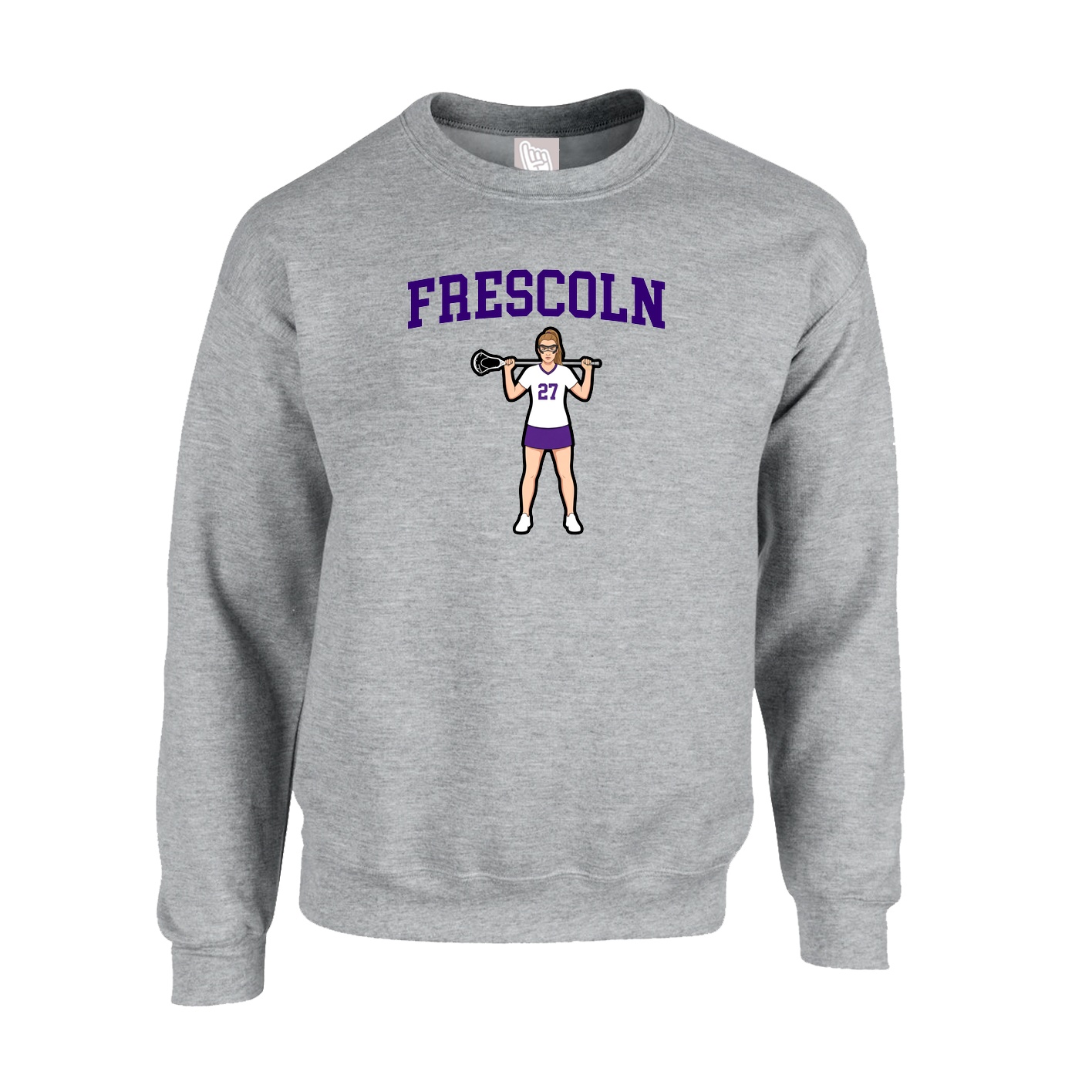 Fleece Crew — Shirsey in Grey