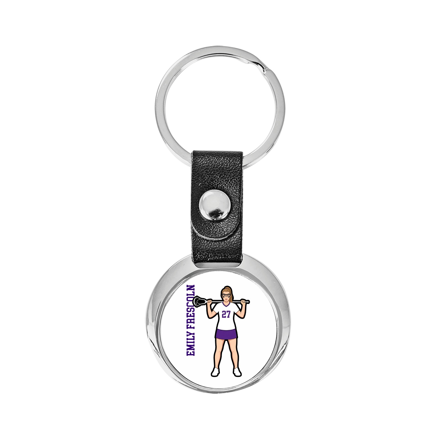 Key Chain — Name Vertical in Classic