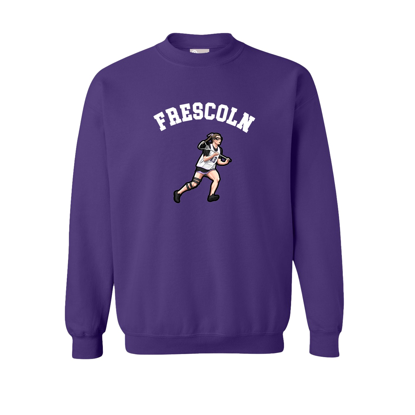 Fleece Crew — Shirsey Arch in Purple