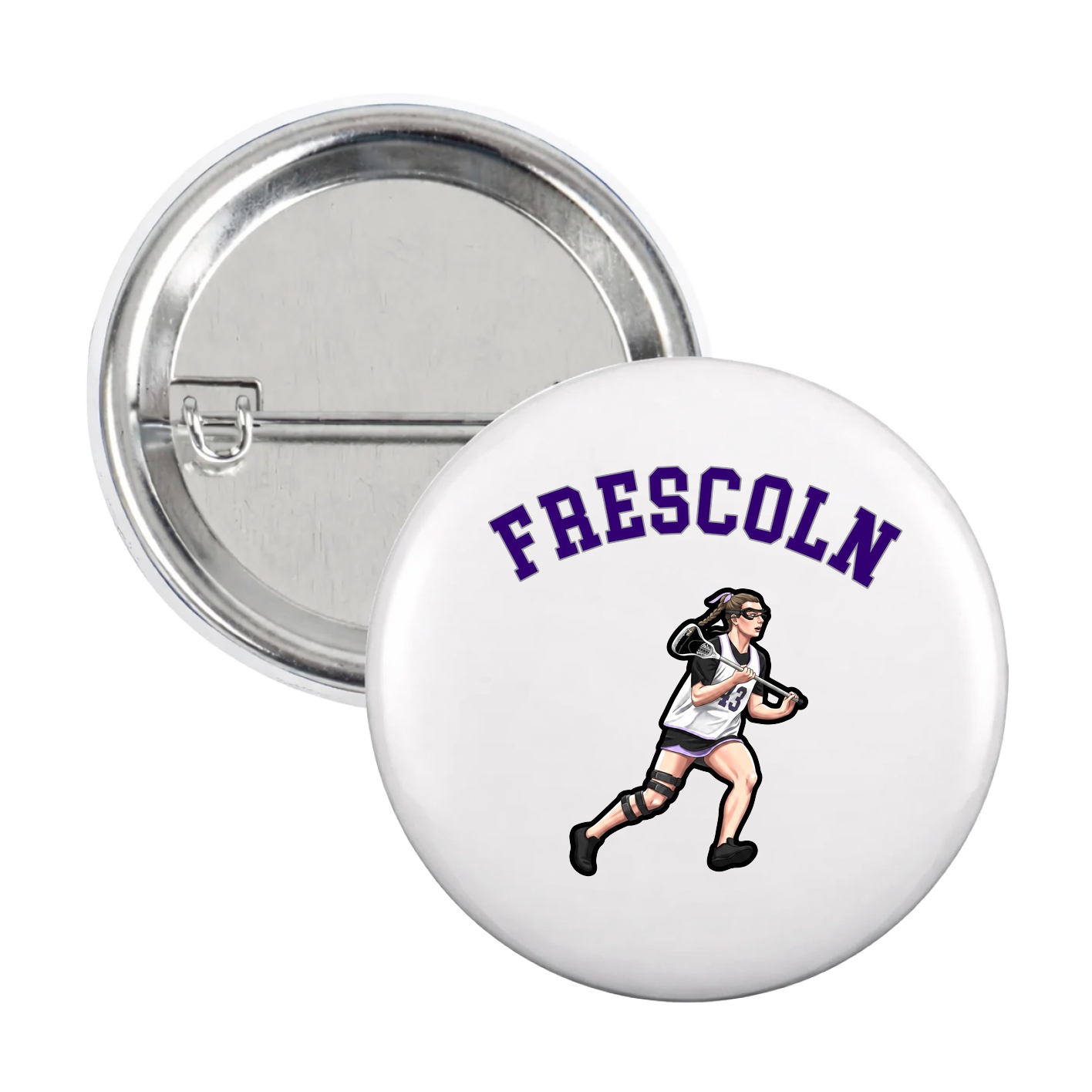 Game Day Button — Shirsey Arch in White