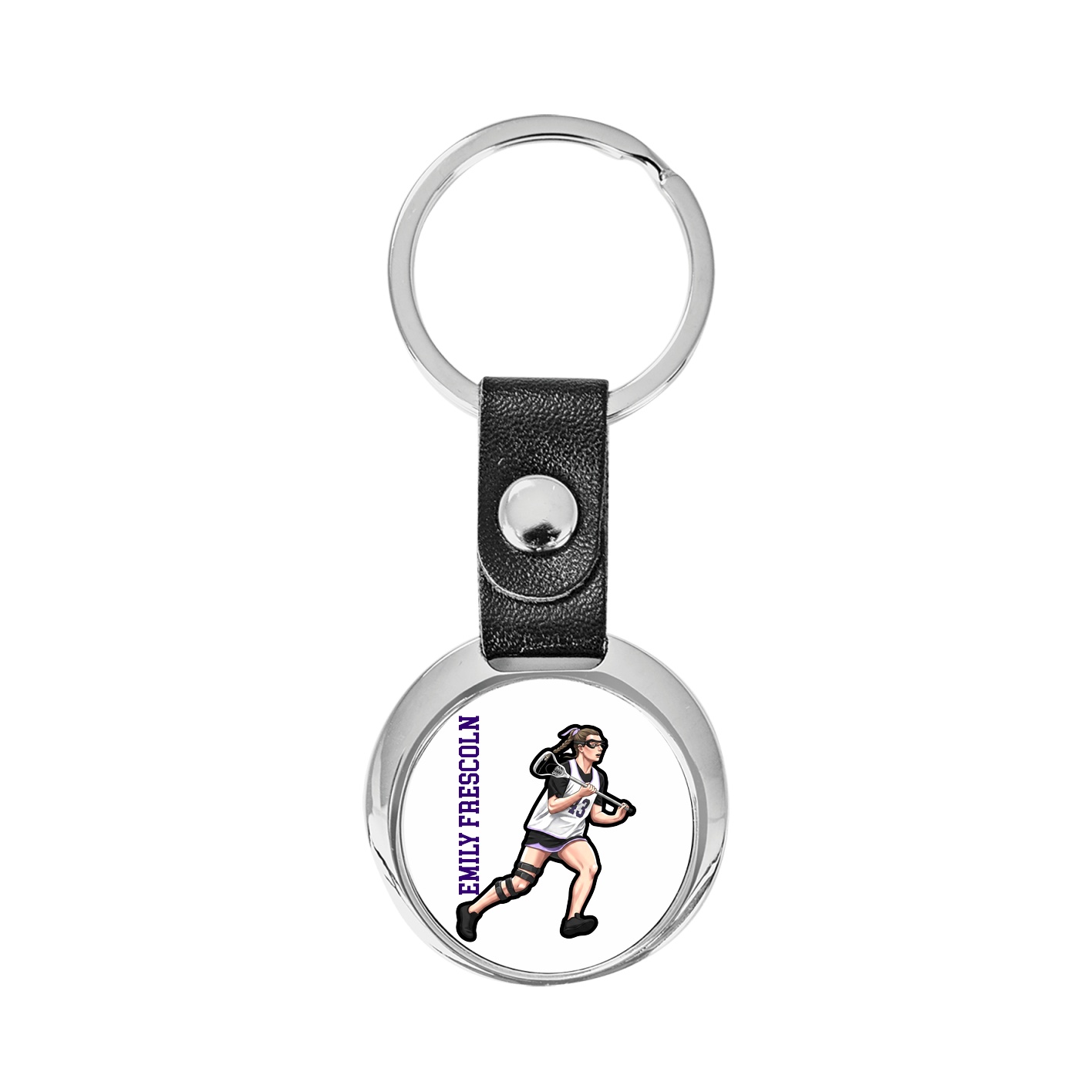 Key Chain — Name Vertical in Classic