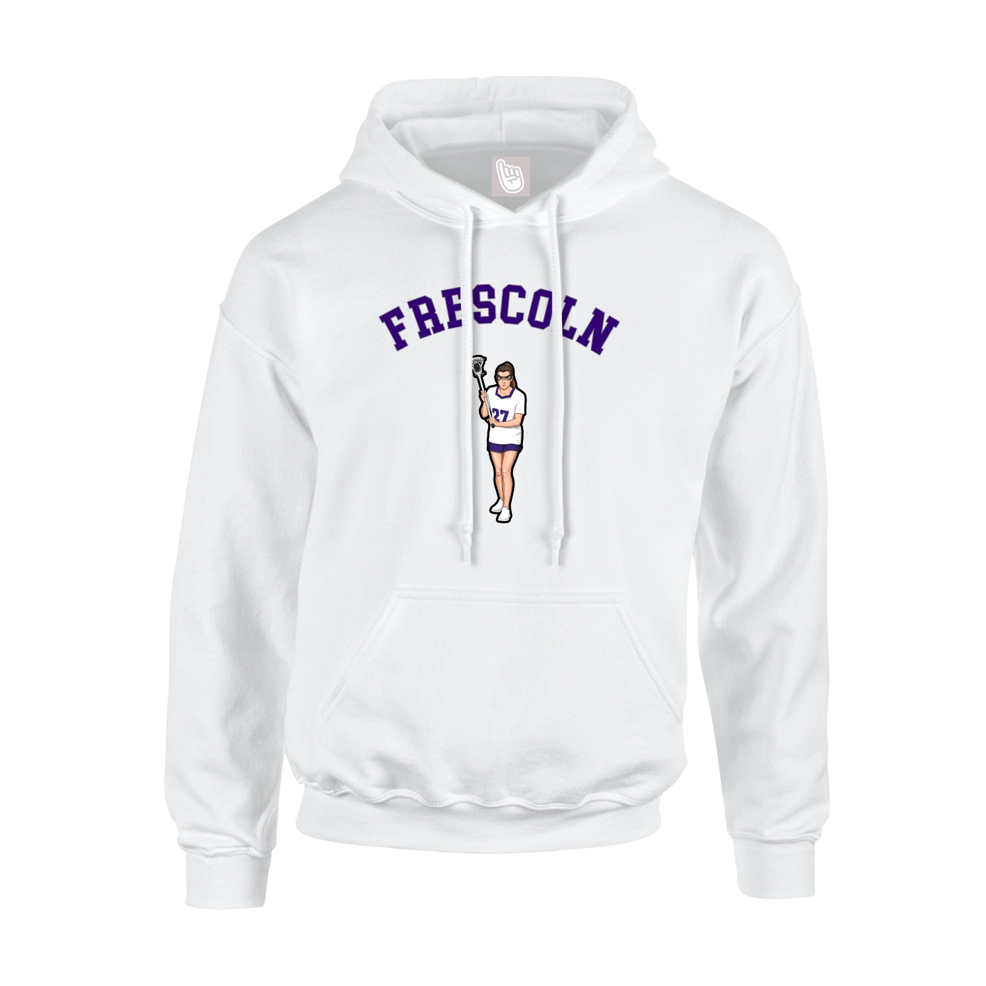 Hoodie — Shirsey Arch in White