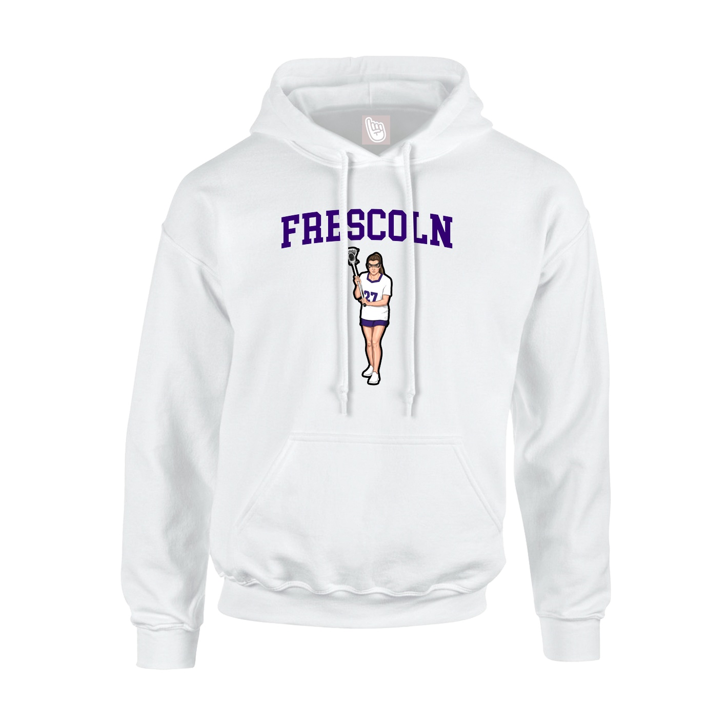 Hoodie — Shirsey in White
