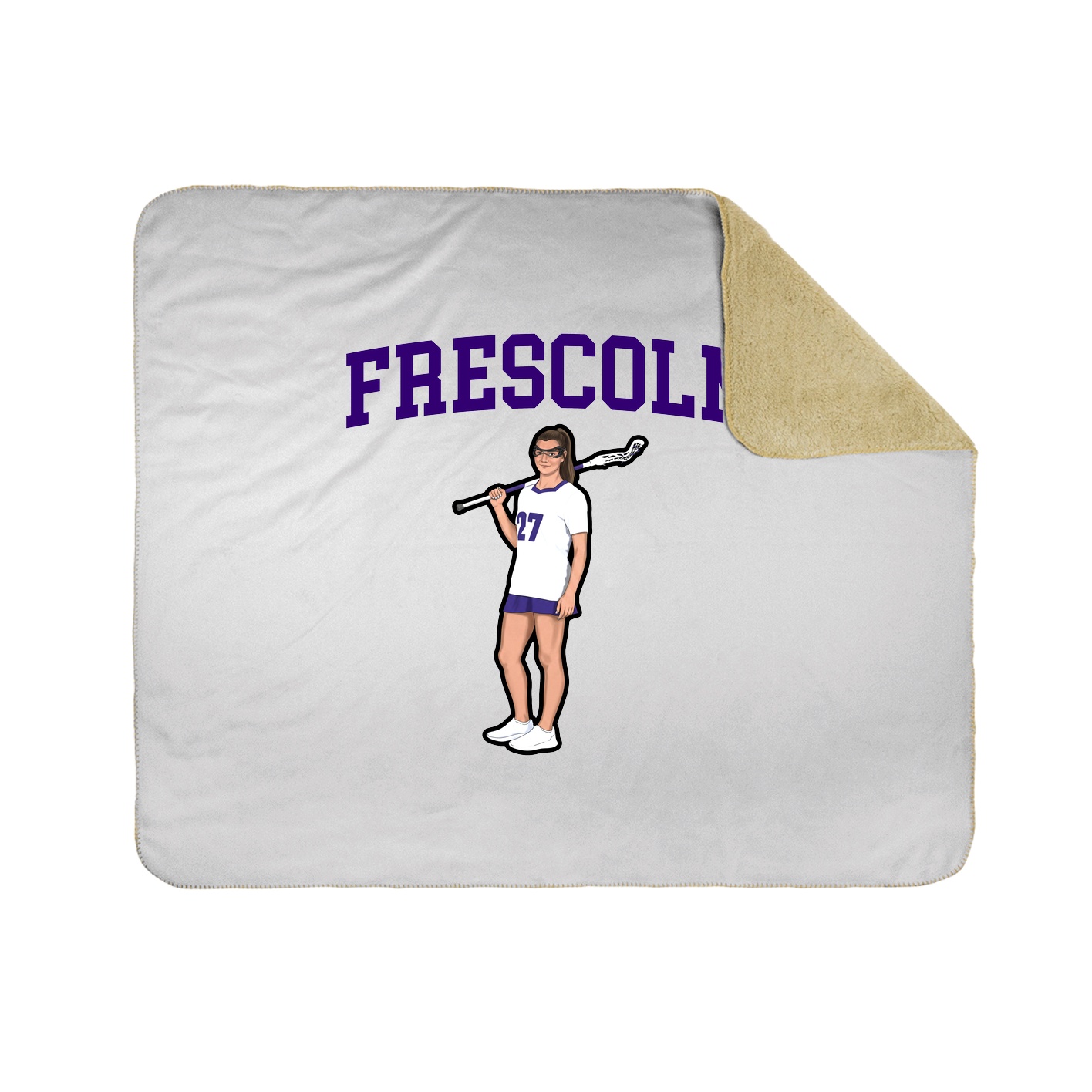 Throw Blanket — Shirsey in White