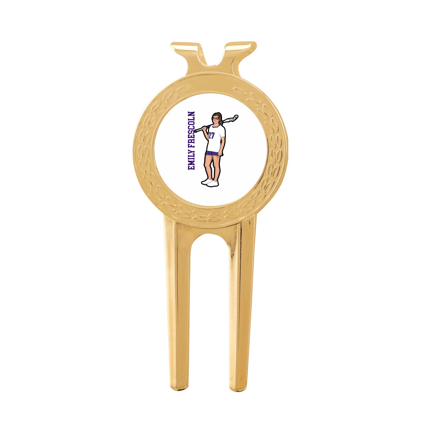 Divot Tool with Ball Marker — Name Vertical in Classic
