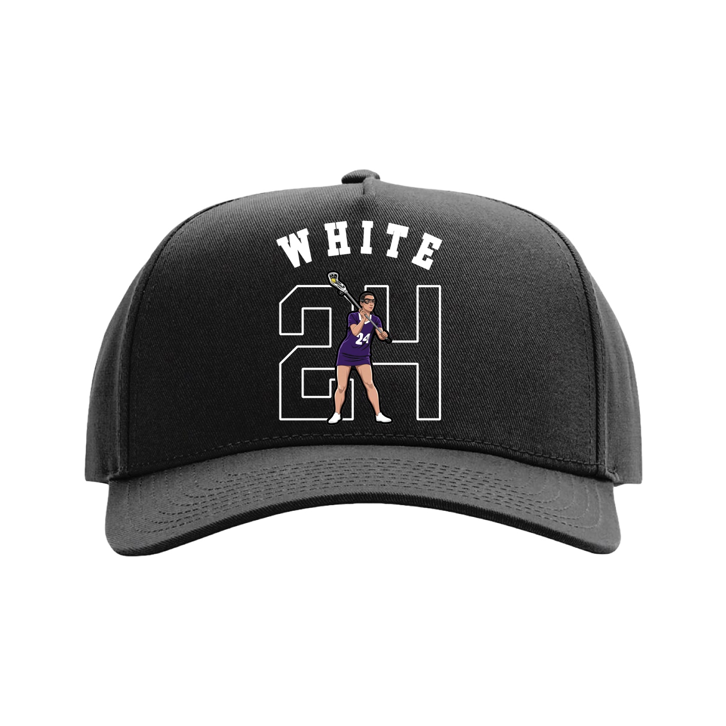 Full Fabric Five-Panel Champ Cap