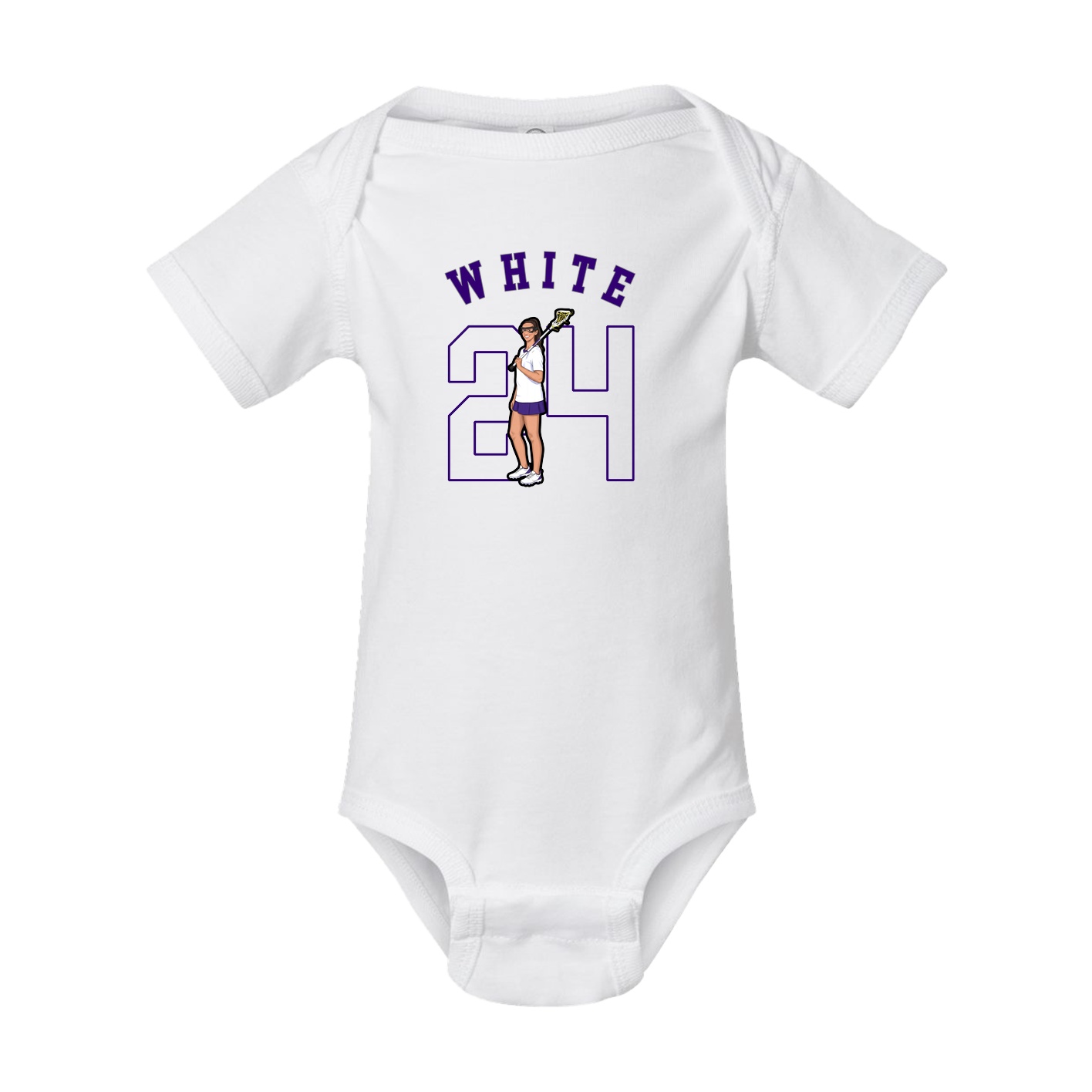 Baby Onesie — Shirsey Arch in White