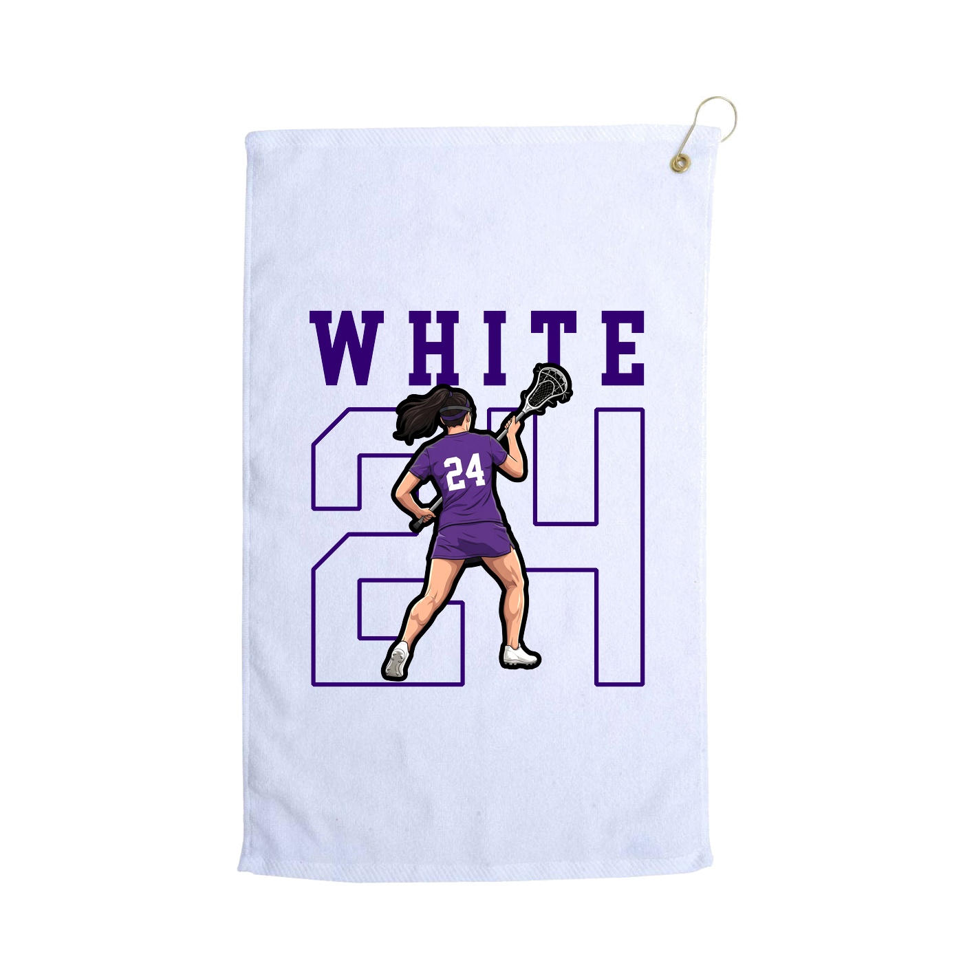Golf Towel — Shirsey in White