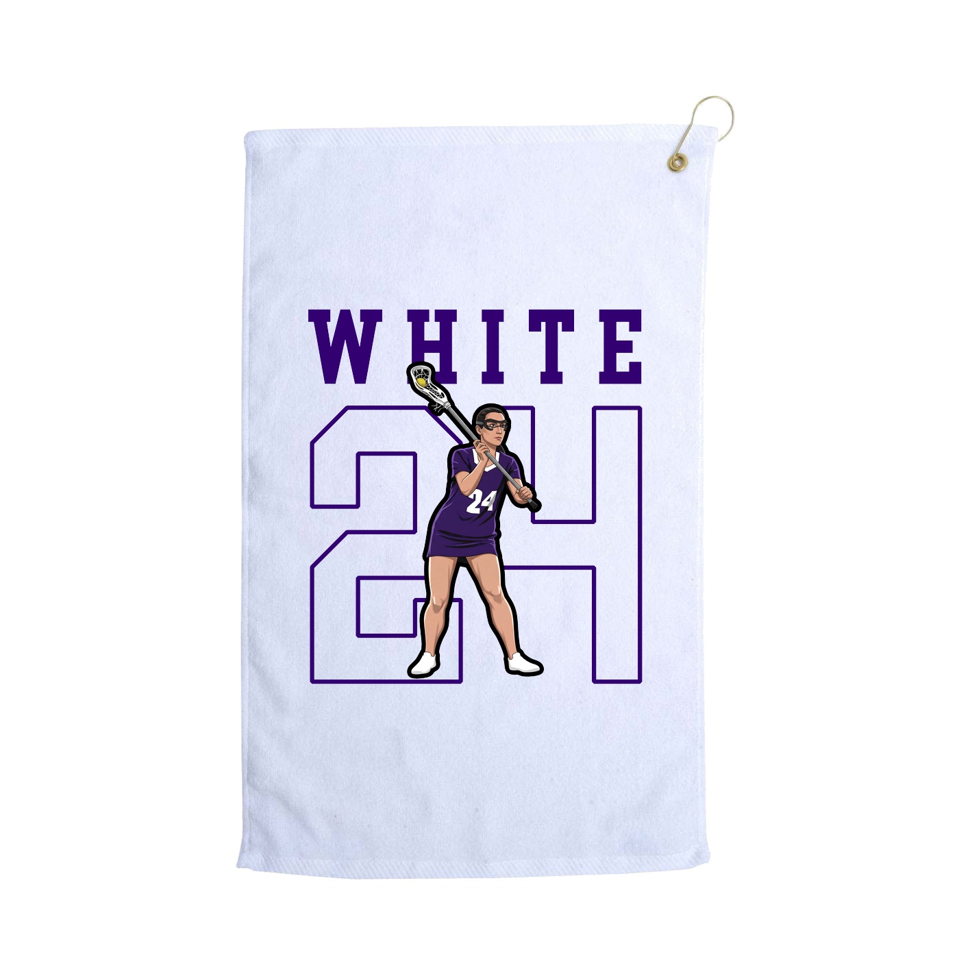 Golf Towel — Shirsey in White