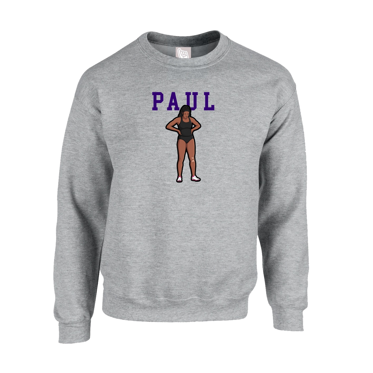 Fleece Crew — Shirsey in Grey