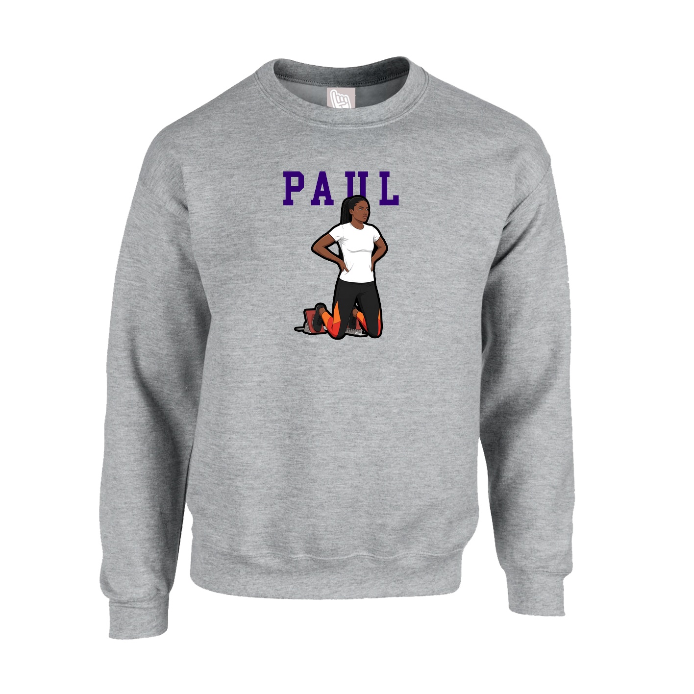 Fleece Crew — Shirsey in Grey