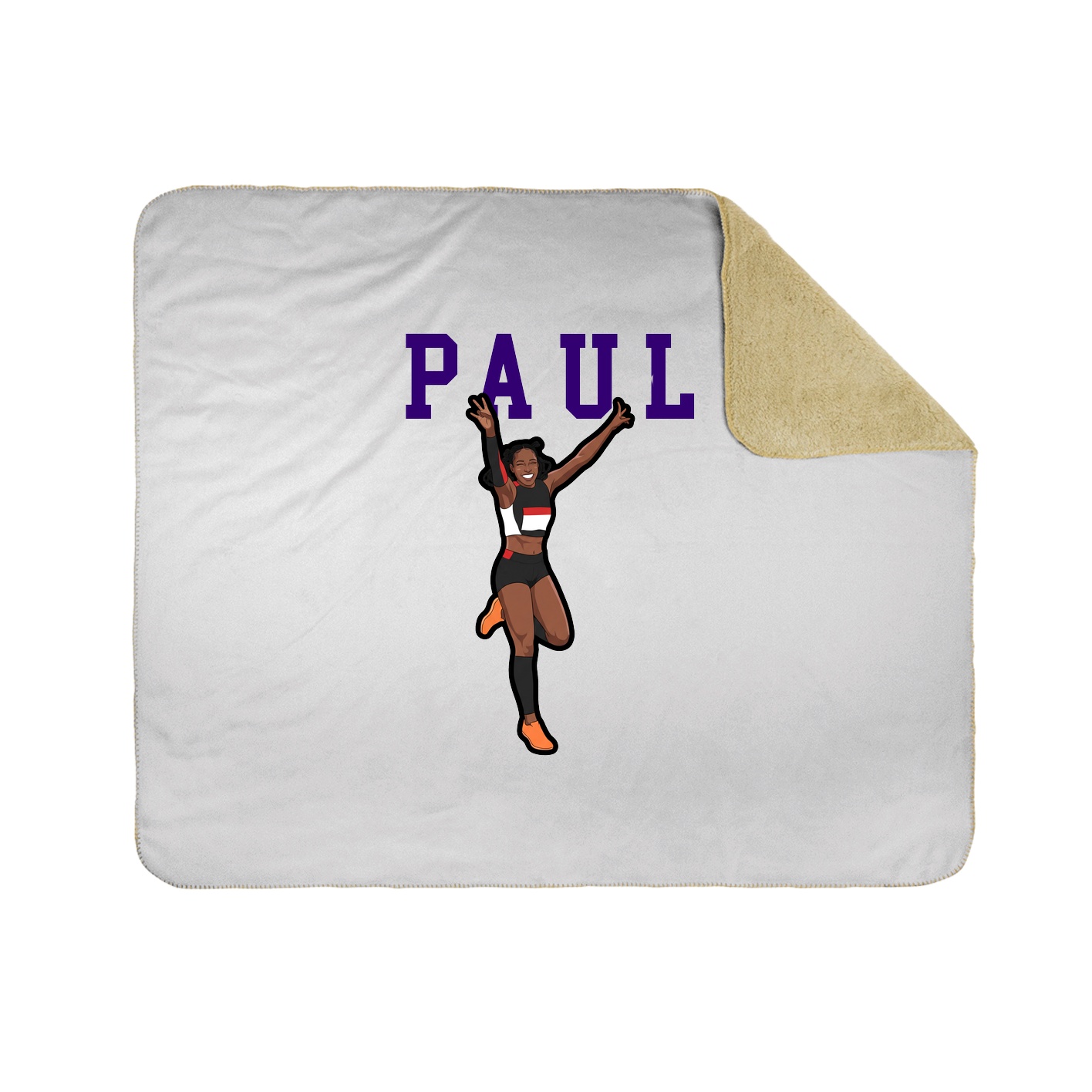 Throw Blanket — Shirsey in White