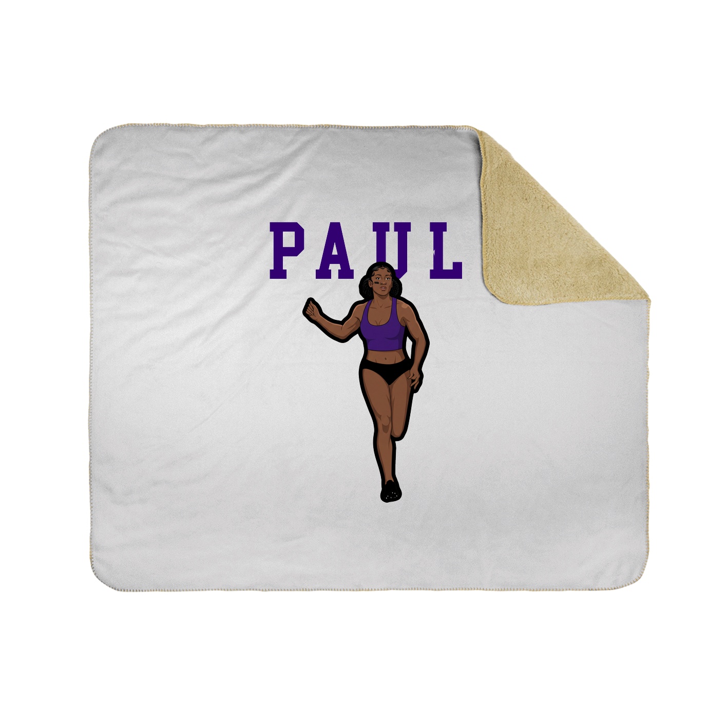 Throw Blanket — Shirsey in White
