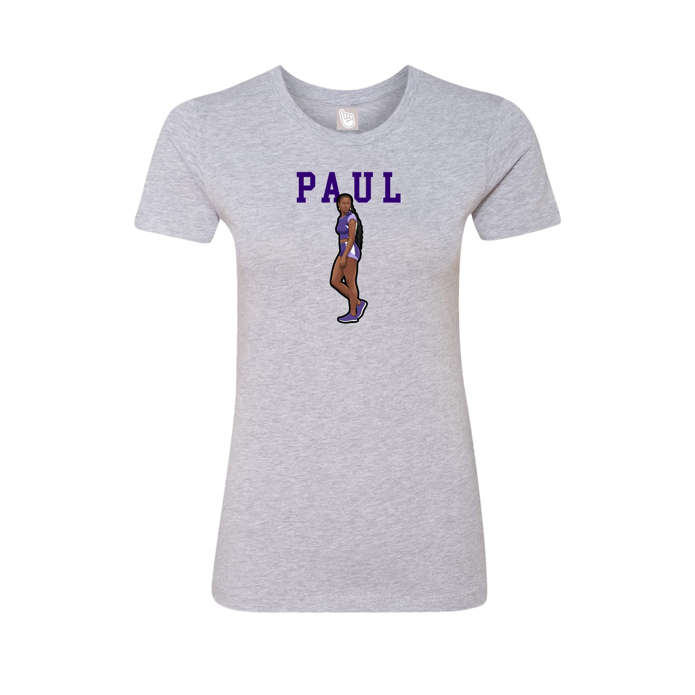 Fitted Women's Tee — Shirsey in Grey