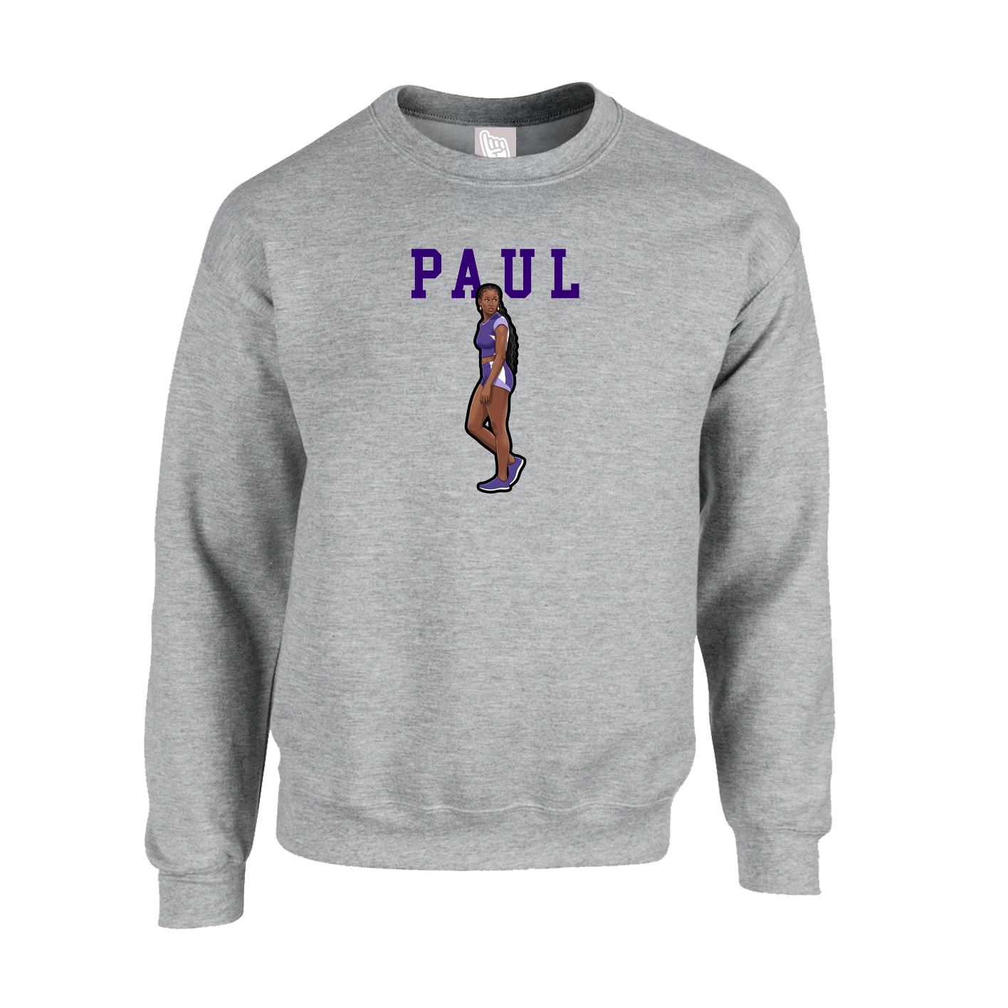 Fleece Crew — Shirsey in Grey