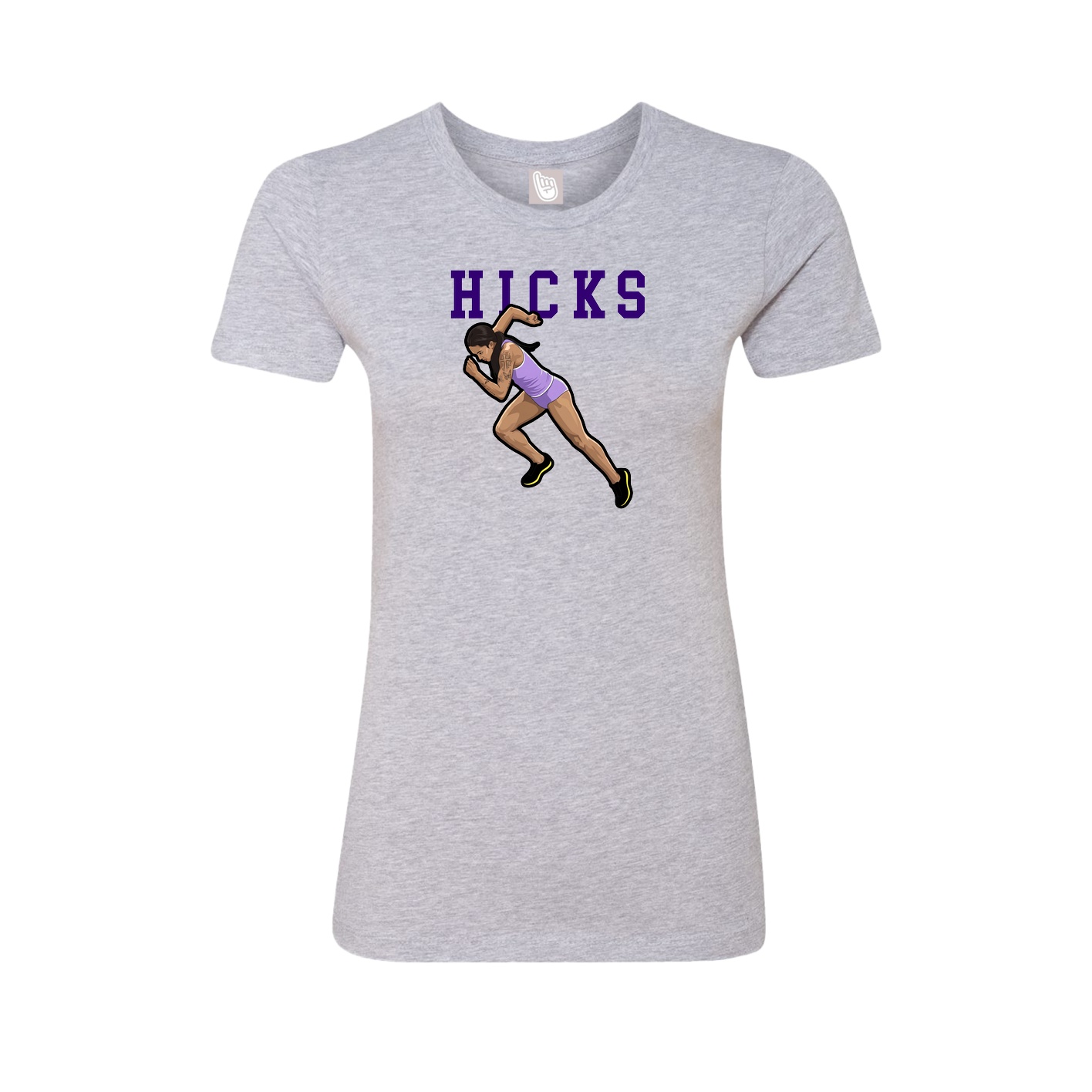 Fitted Women's Tee — Shirsey in Grey