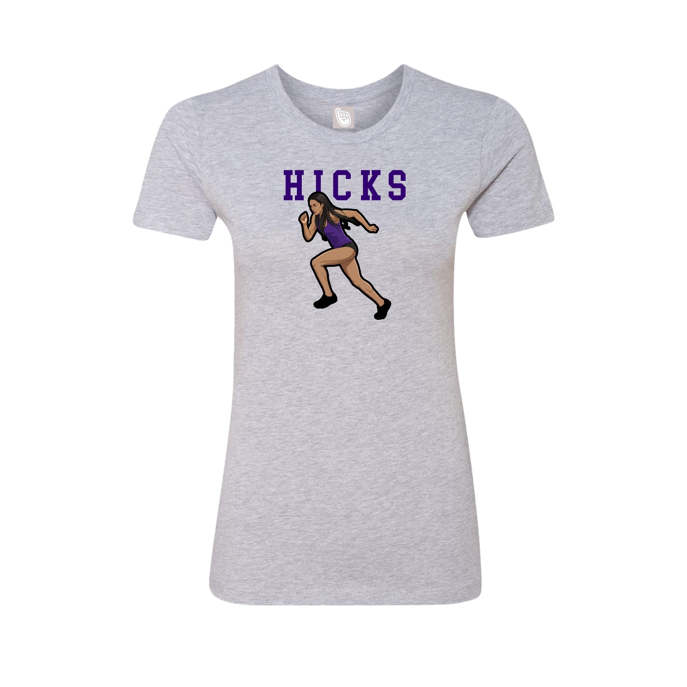 Fitted Women's Tee — Shirsey in Grey