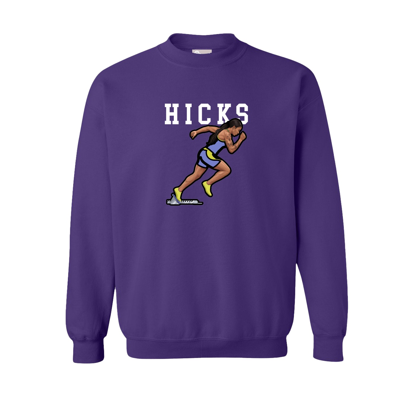 Fleece Crew — Shirsey in Purple