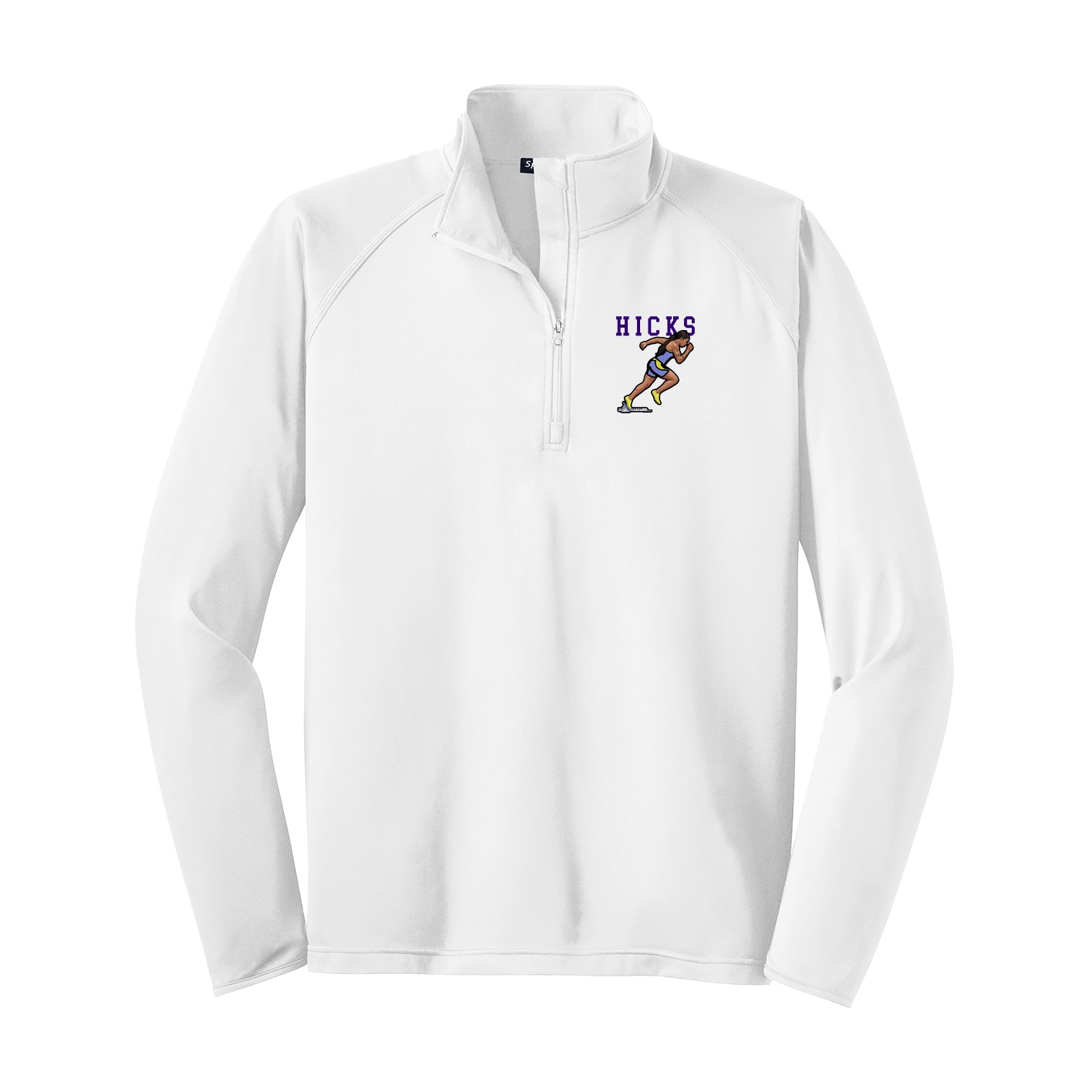 Q-Zip Pullover — Shirsey in White