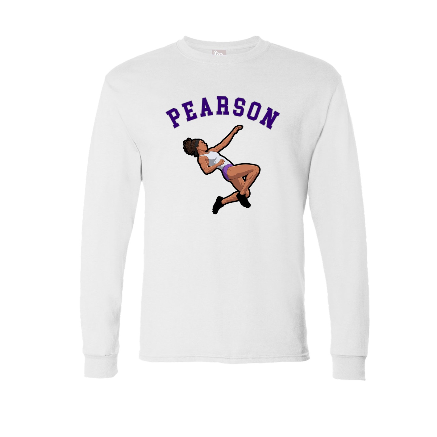 Long Sleeve Tee — Shirsey Arch in White