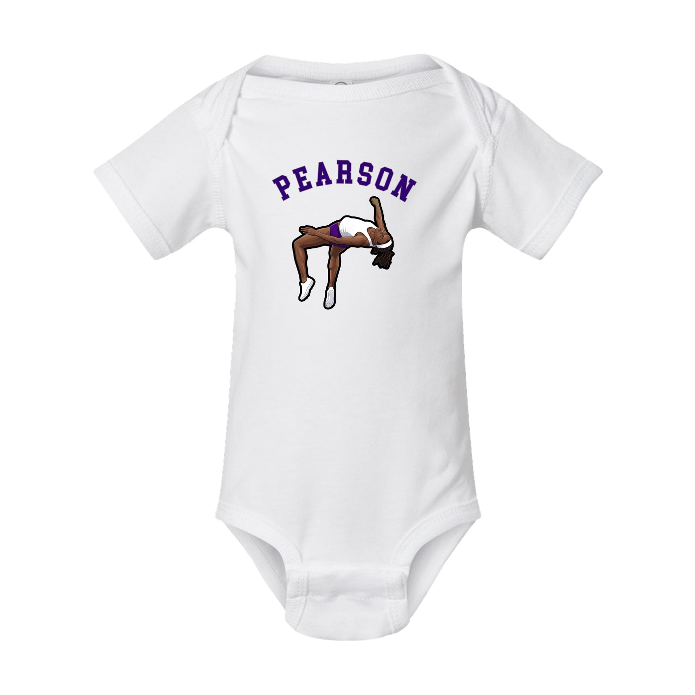 Baby Onesie — Shirsey Arch in White