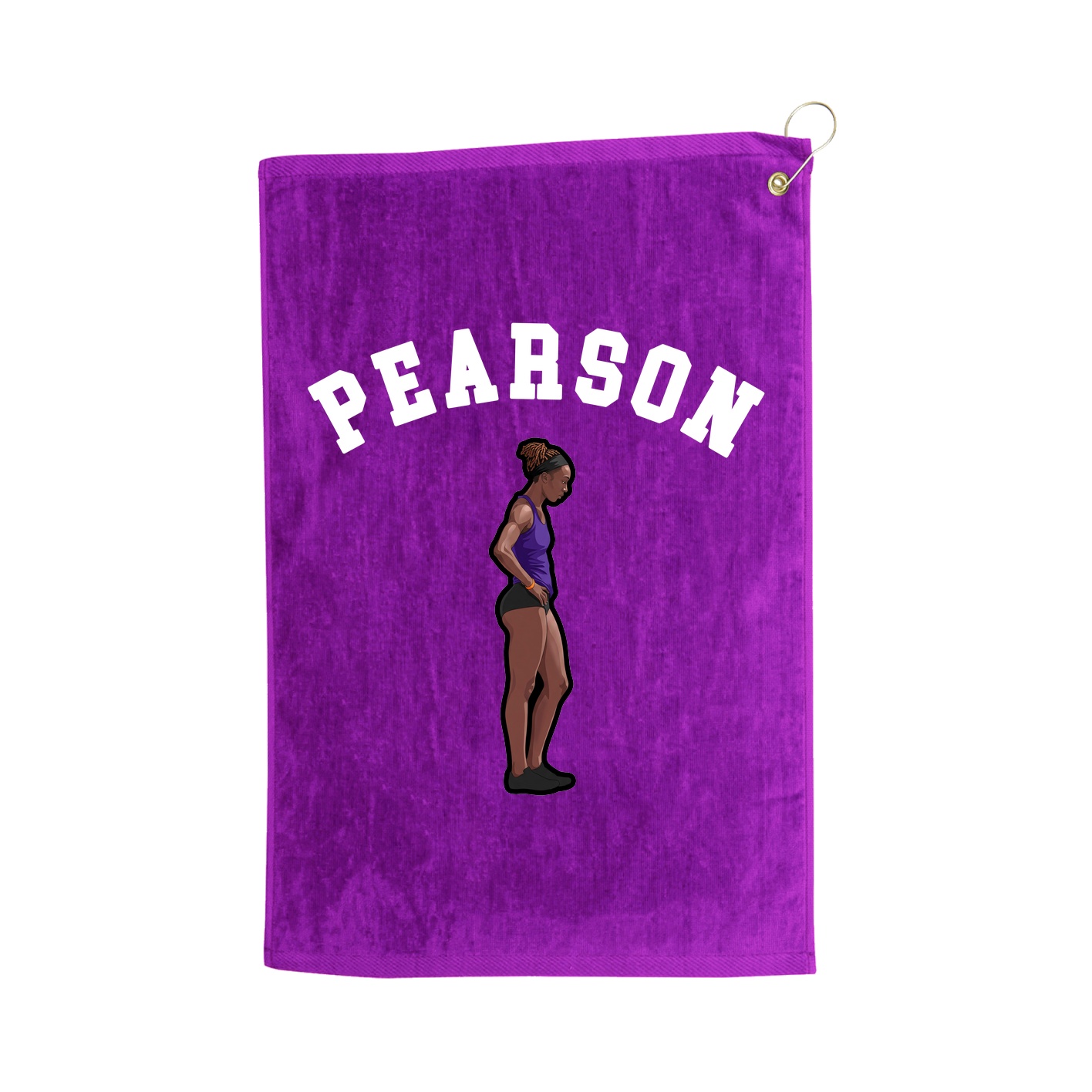 Golf Towel — Shirsey Arch in Purple