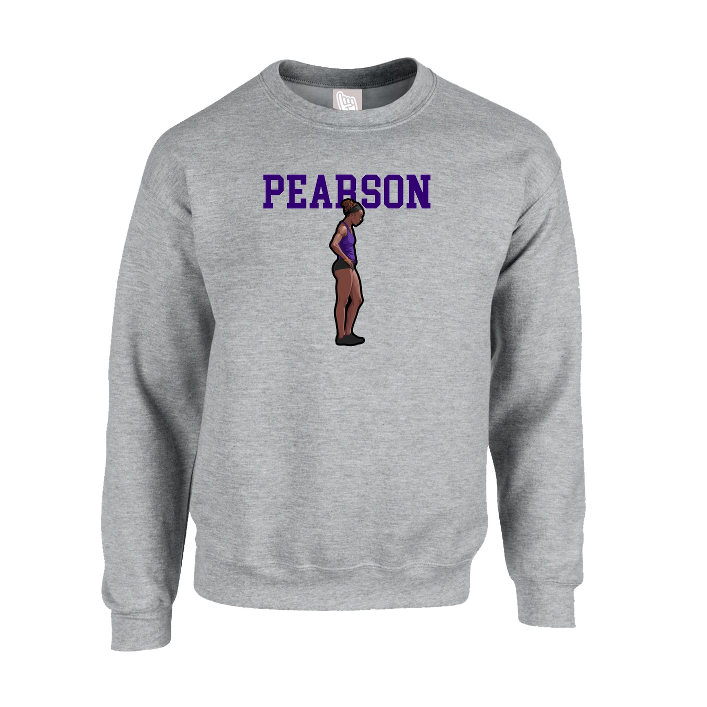 Fleece Crew — Shirsey in Grey