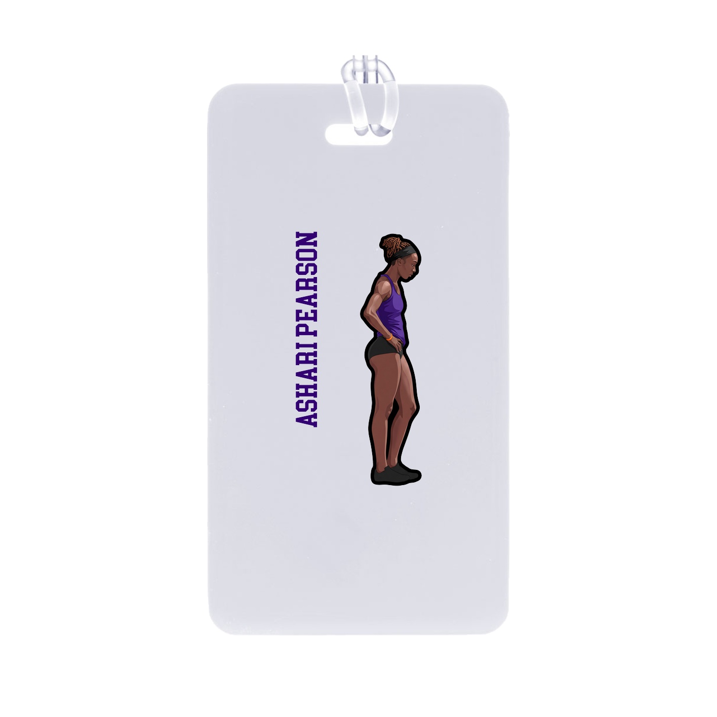 Bag Tag — Name Vertical in Classic