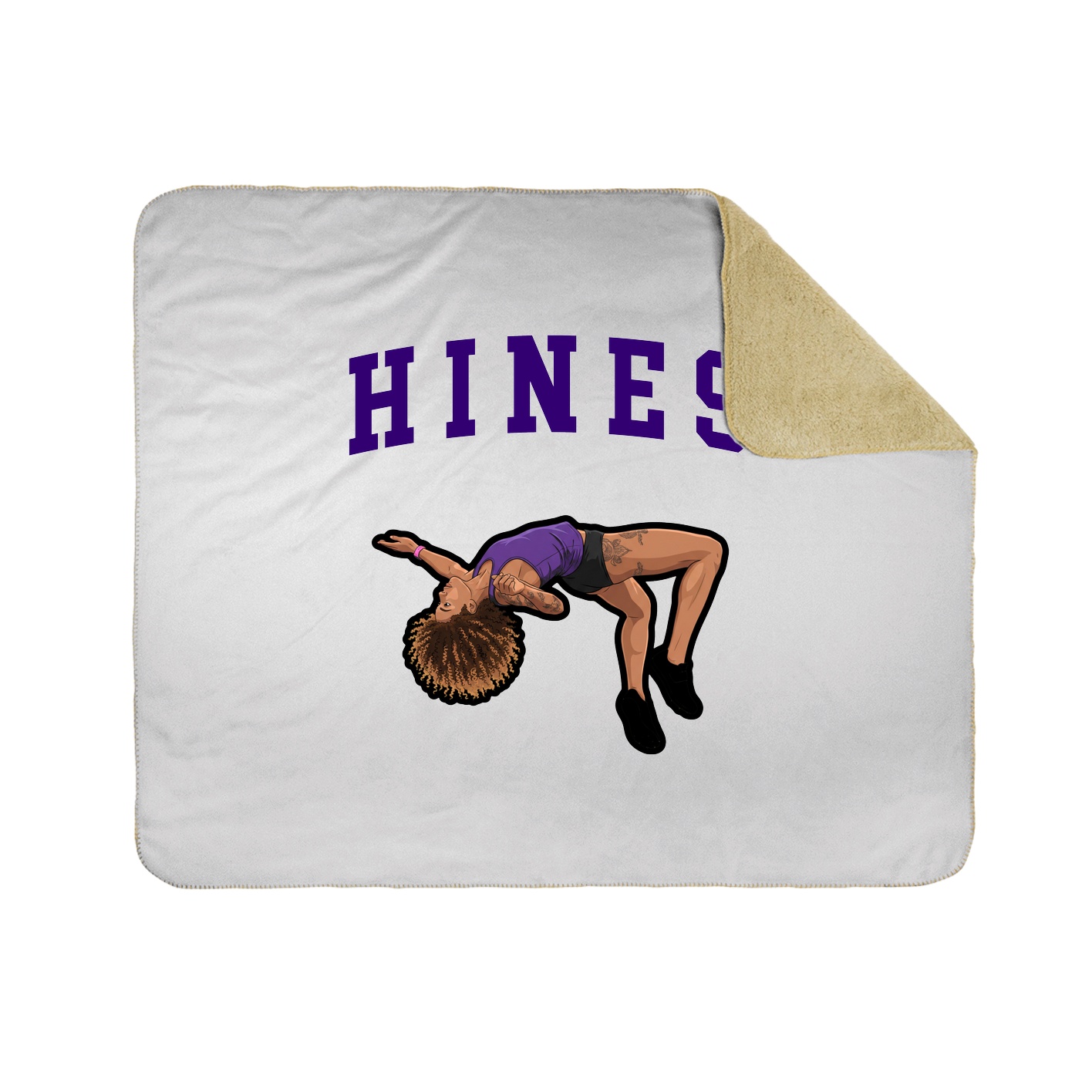 Throw Blanket — Shirsey in White