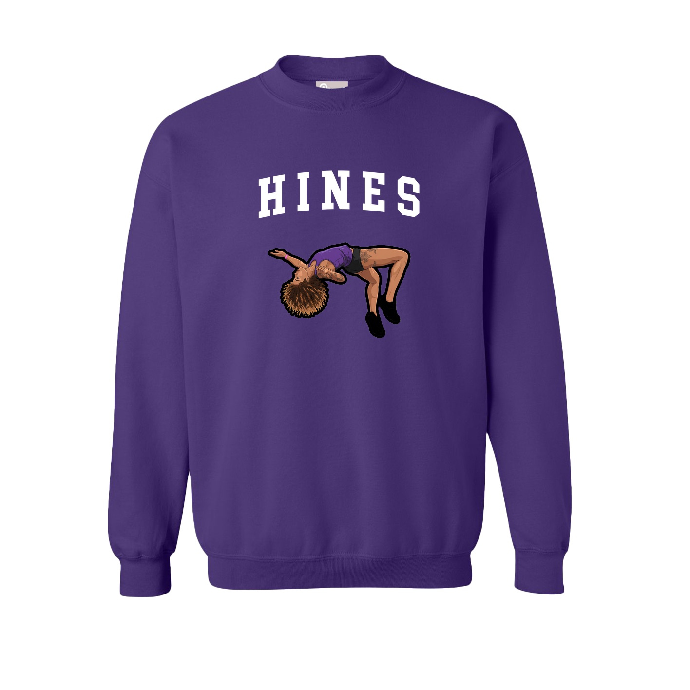 Fleece Crew — Shirsey in Purple