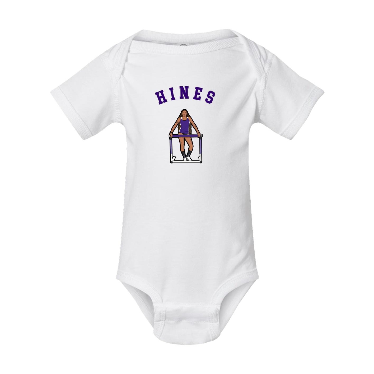 Baby Onesie — Shirsey Arch in White