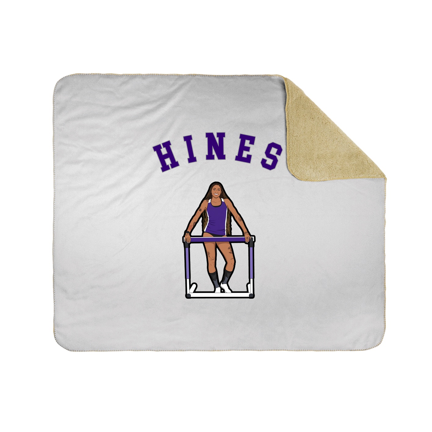 Throw Blanket — Shirsey Arch in White
