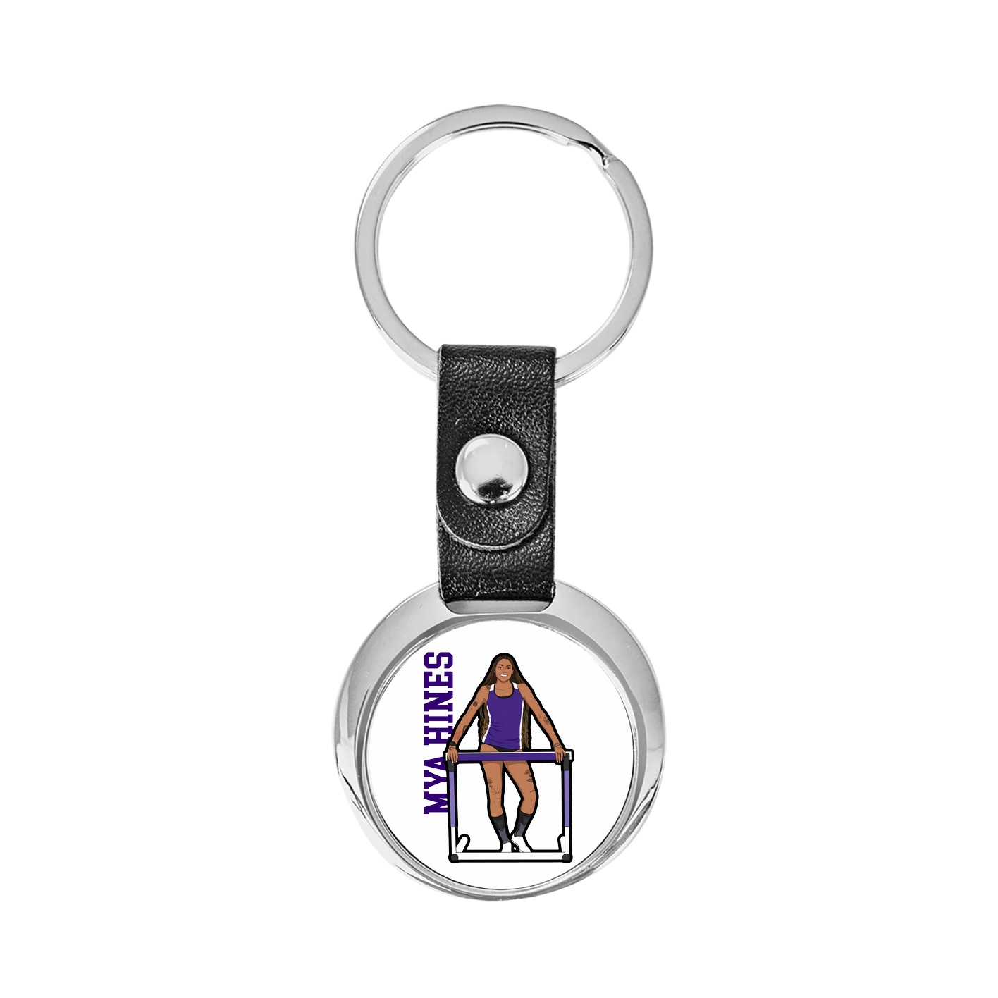 Key Chain — Name Vertical in Classic