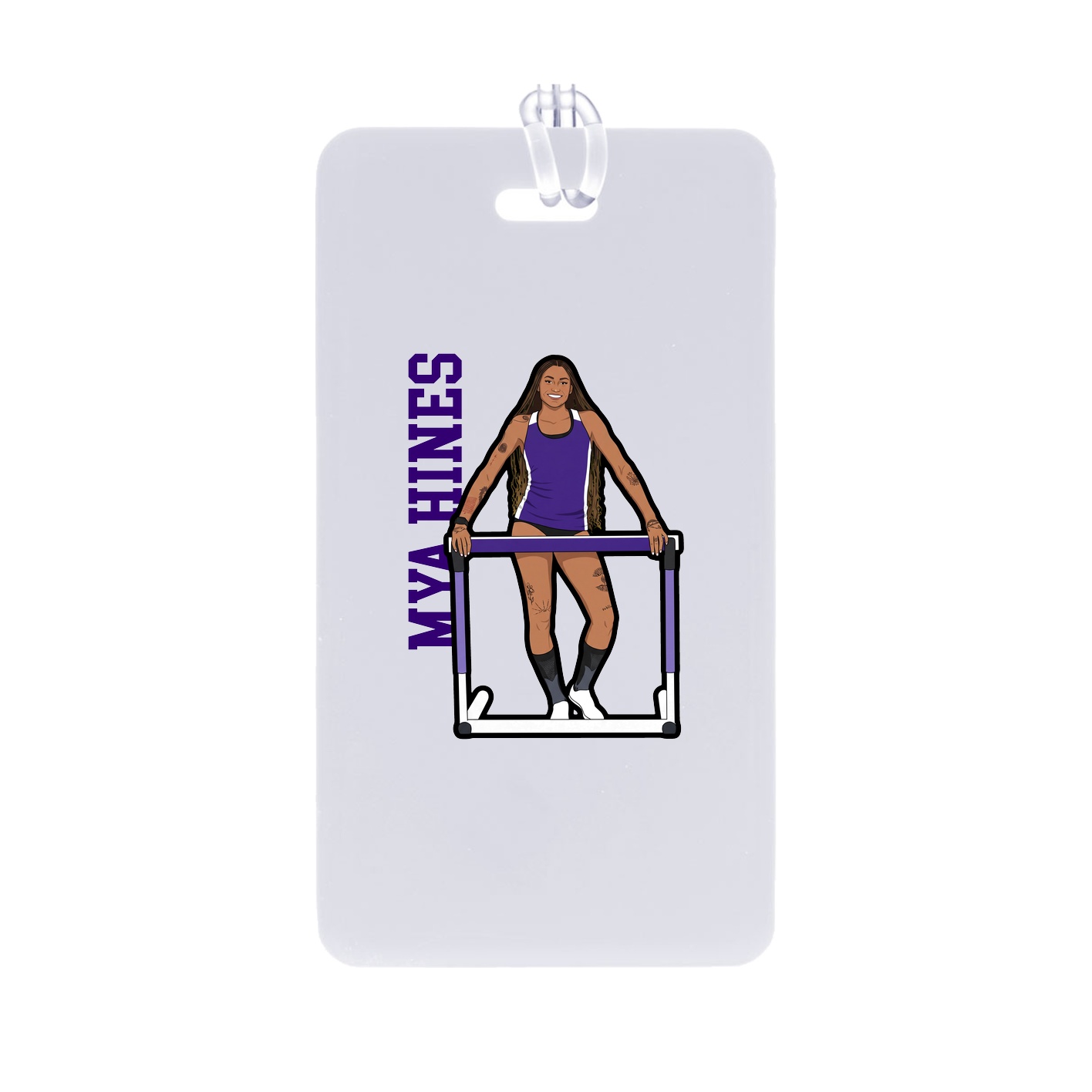 Bag Tag — Name Vertical in Classic