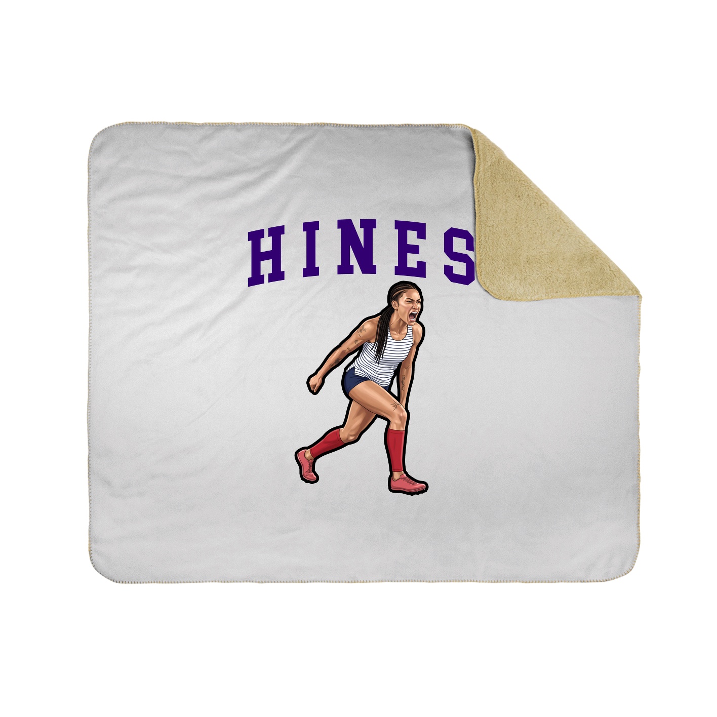Throw Blanket — Shirsey in White