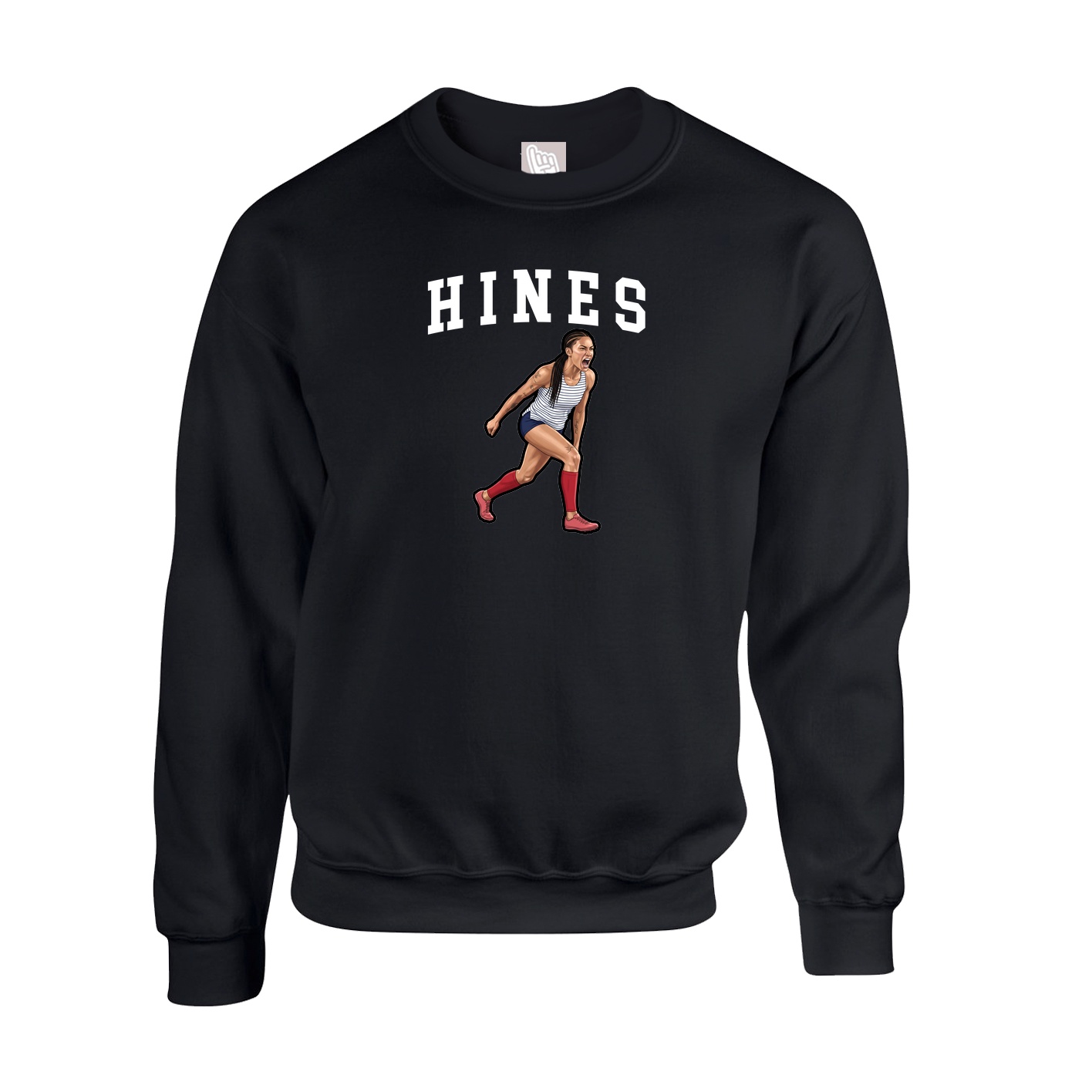 Fleece Crew — Shirsey in Black