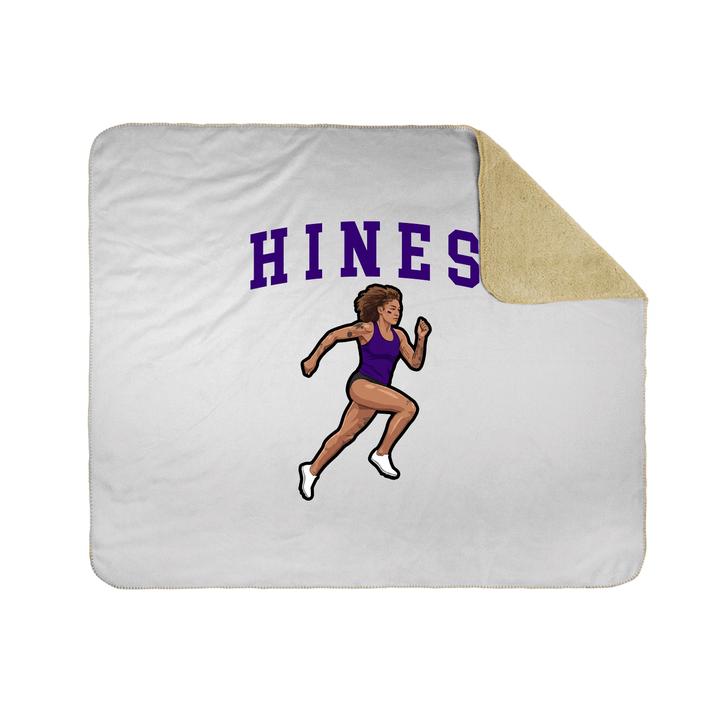 Throw Blanket — Shirsey in White
