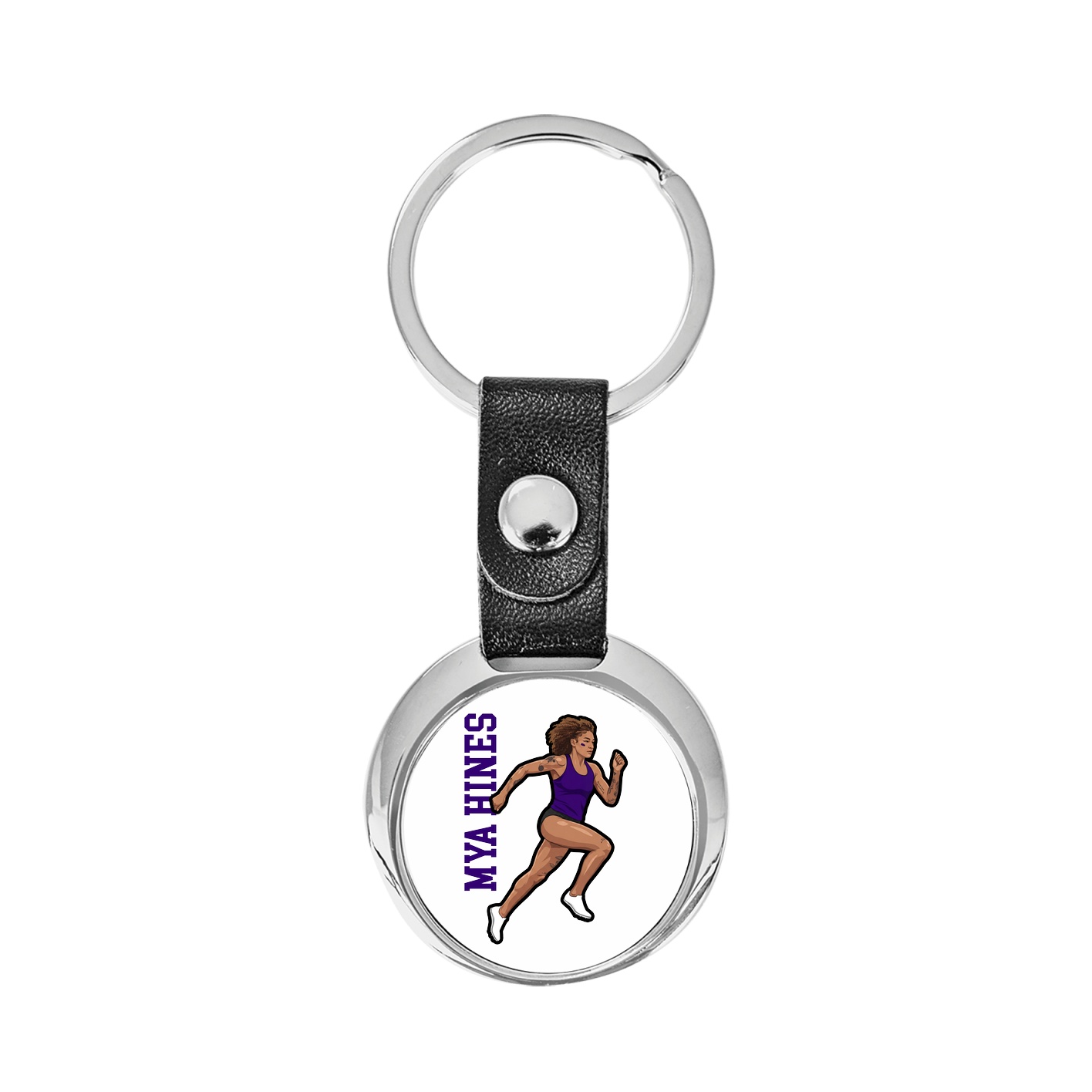 Key Chain — Name Vertical in Classic