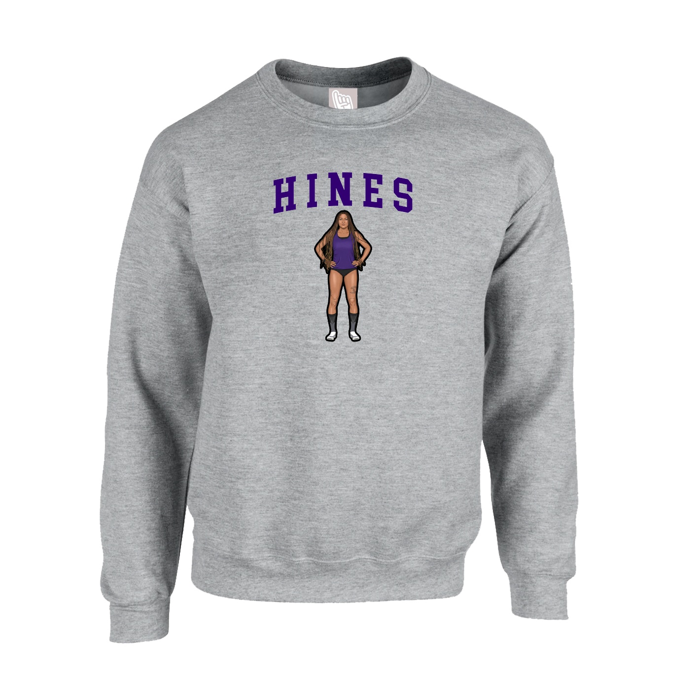Fleece Crew — Shirsey in Grey