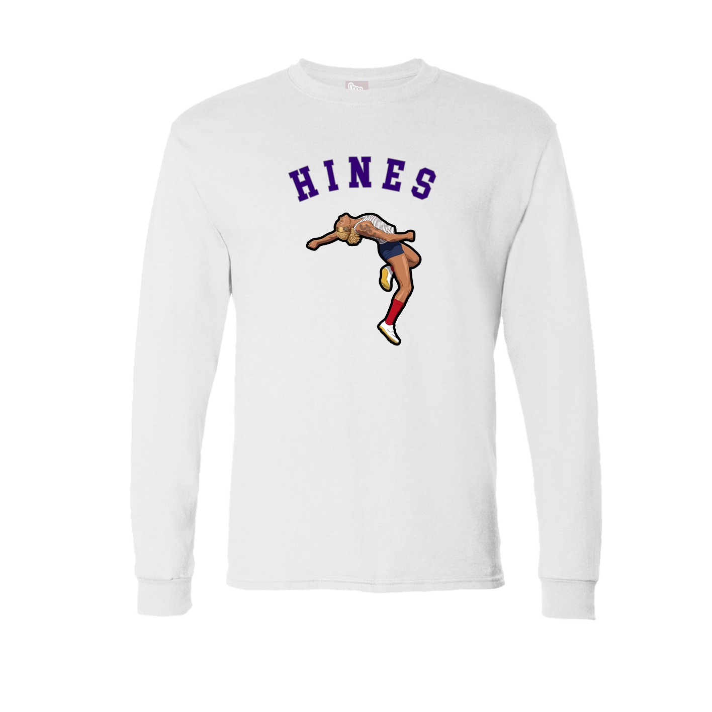 Long Sleeve Tee — Shirsey Arch in White