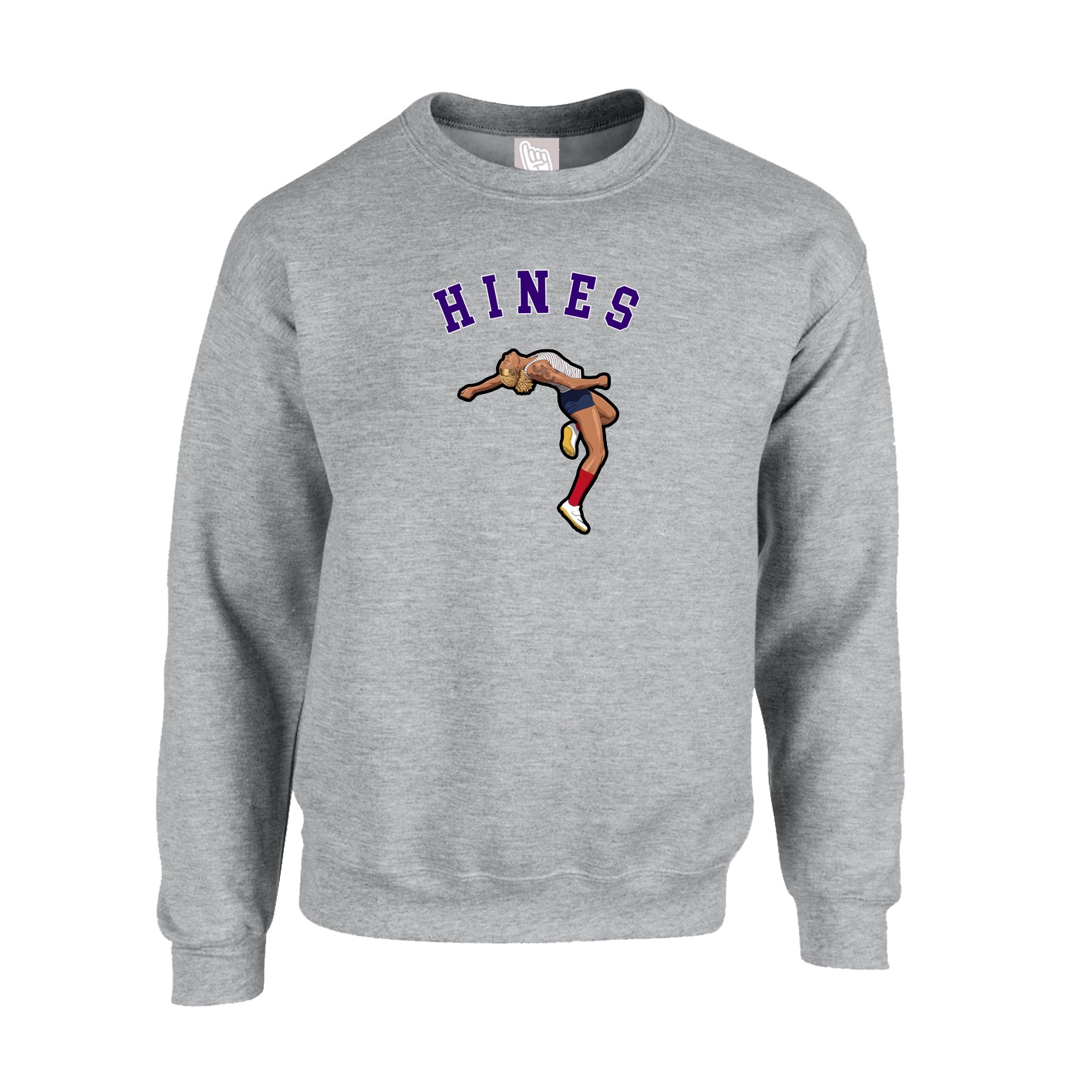 Fleece Crew — Shirsey Arch in Grey