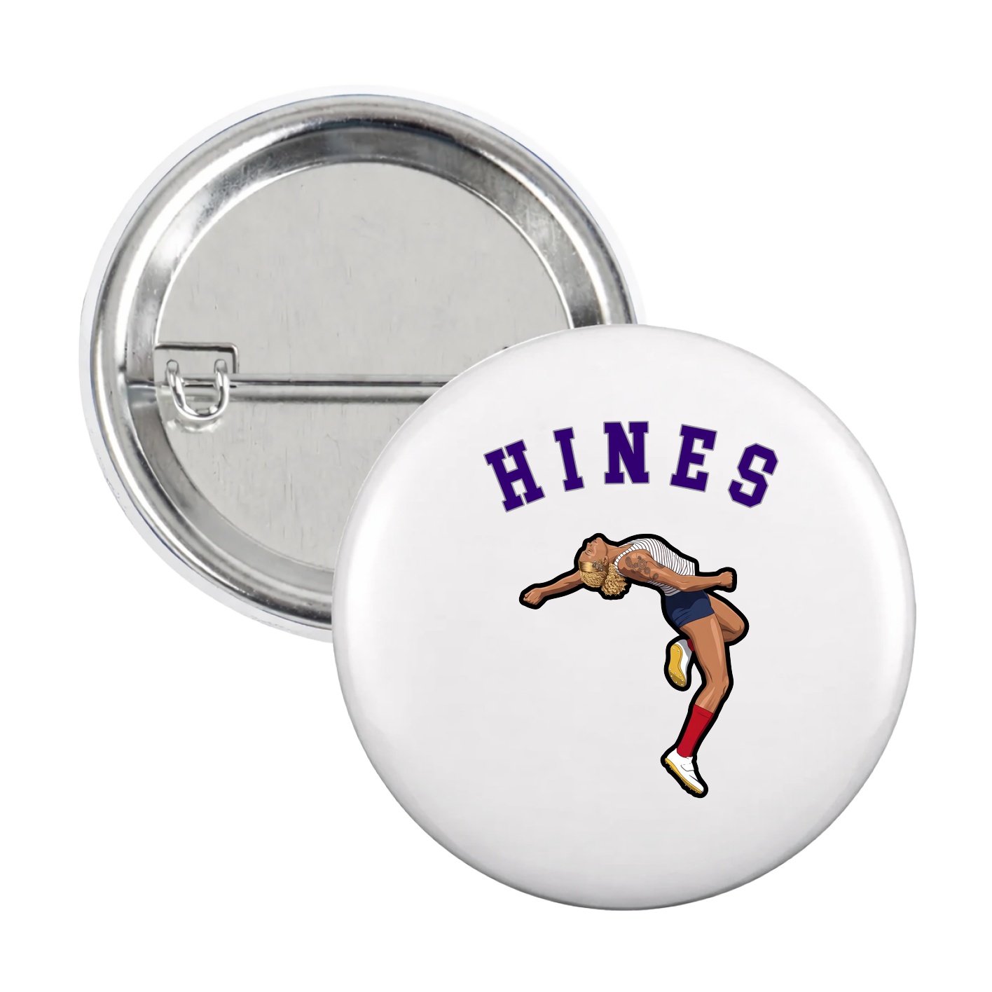 Game Day Button — Shirsey Arch in White