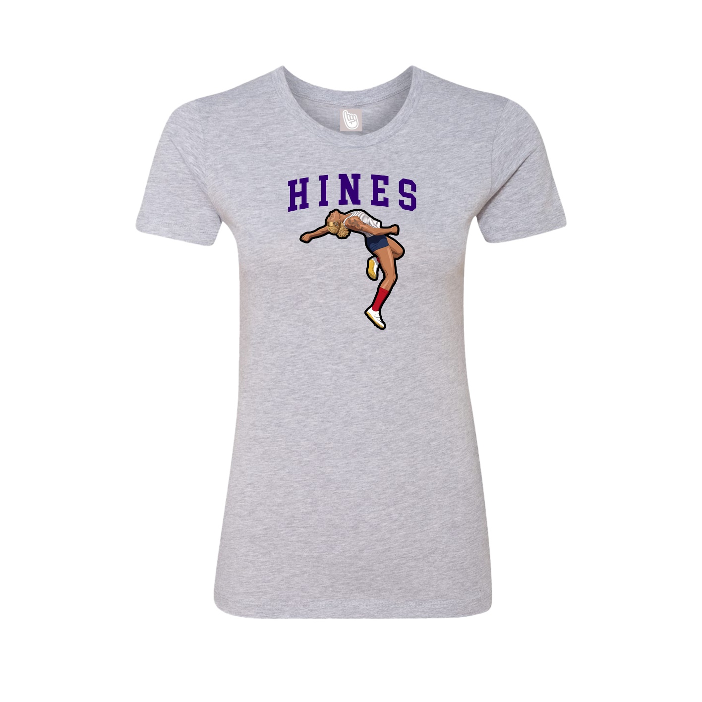 Fitted Women's Tee — Shirsey in Grey