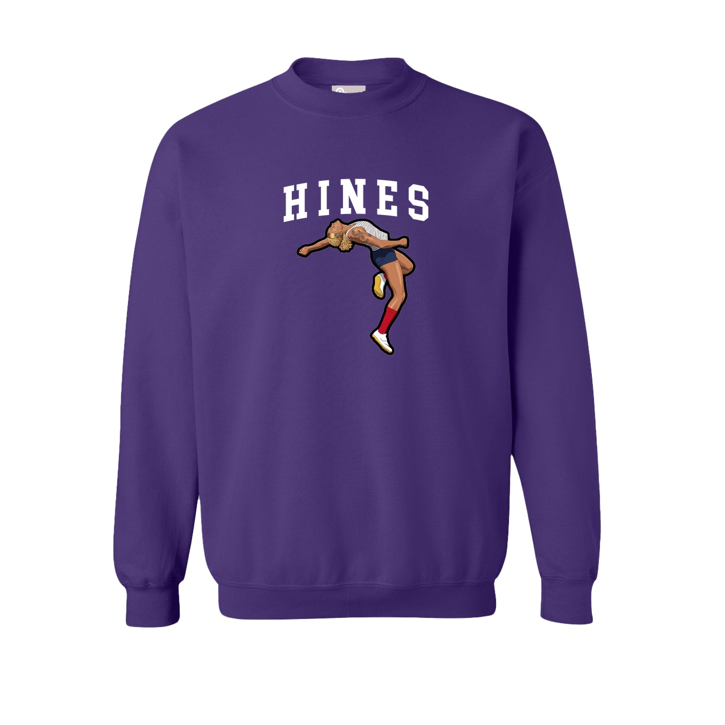 Fleece Crew — Shirsey in Purple