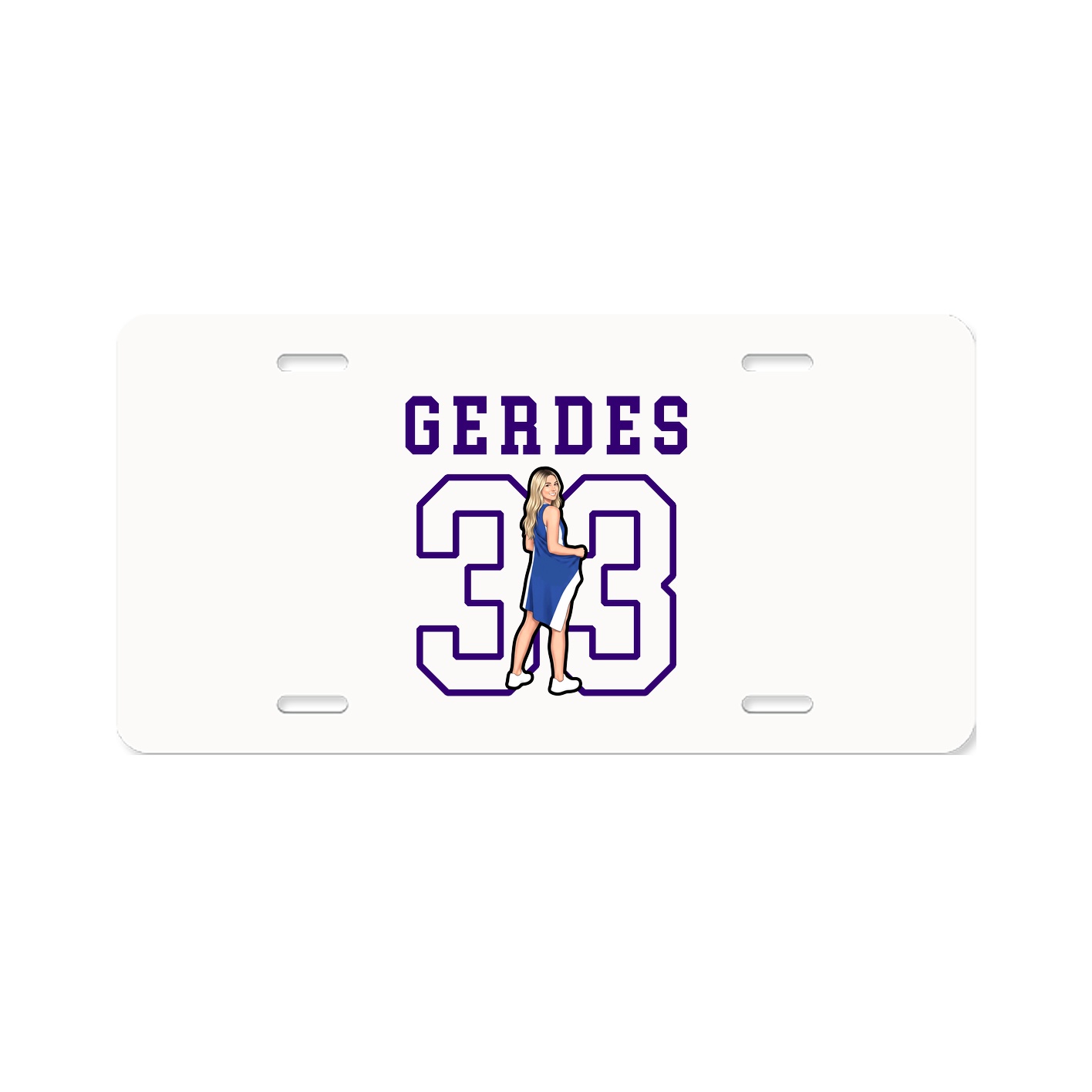 License Plate — Shirsey in Classic
